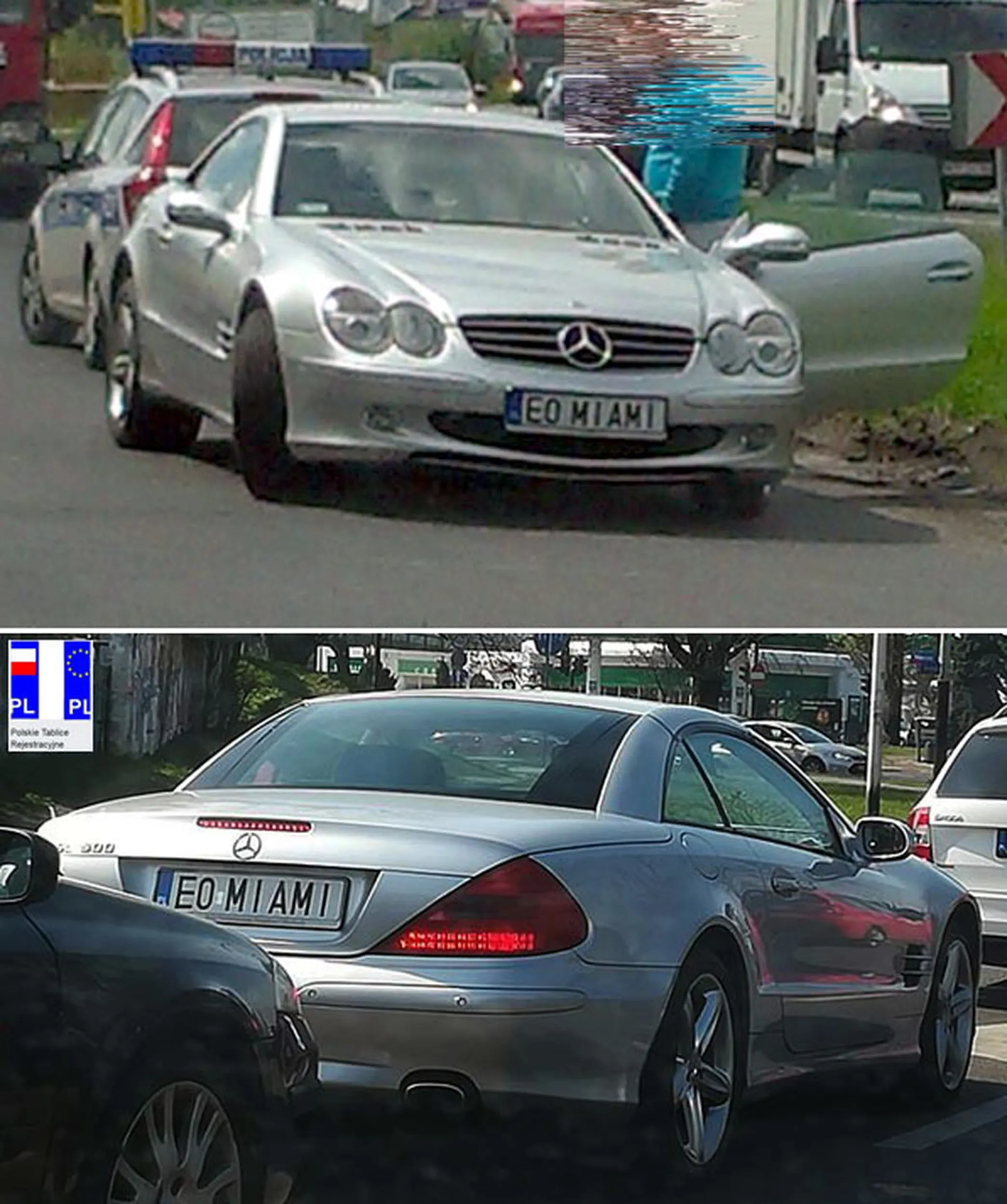 Fajny numer, blacha E0 MIAMI