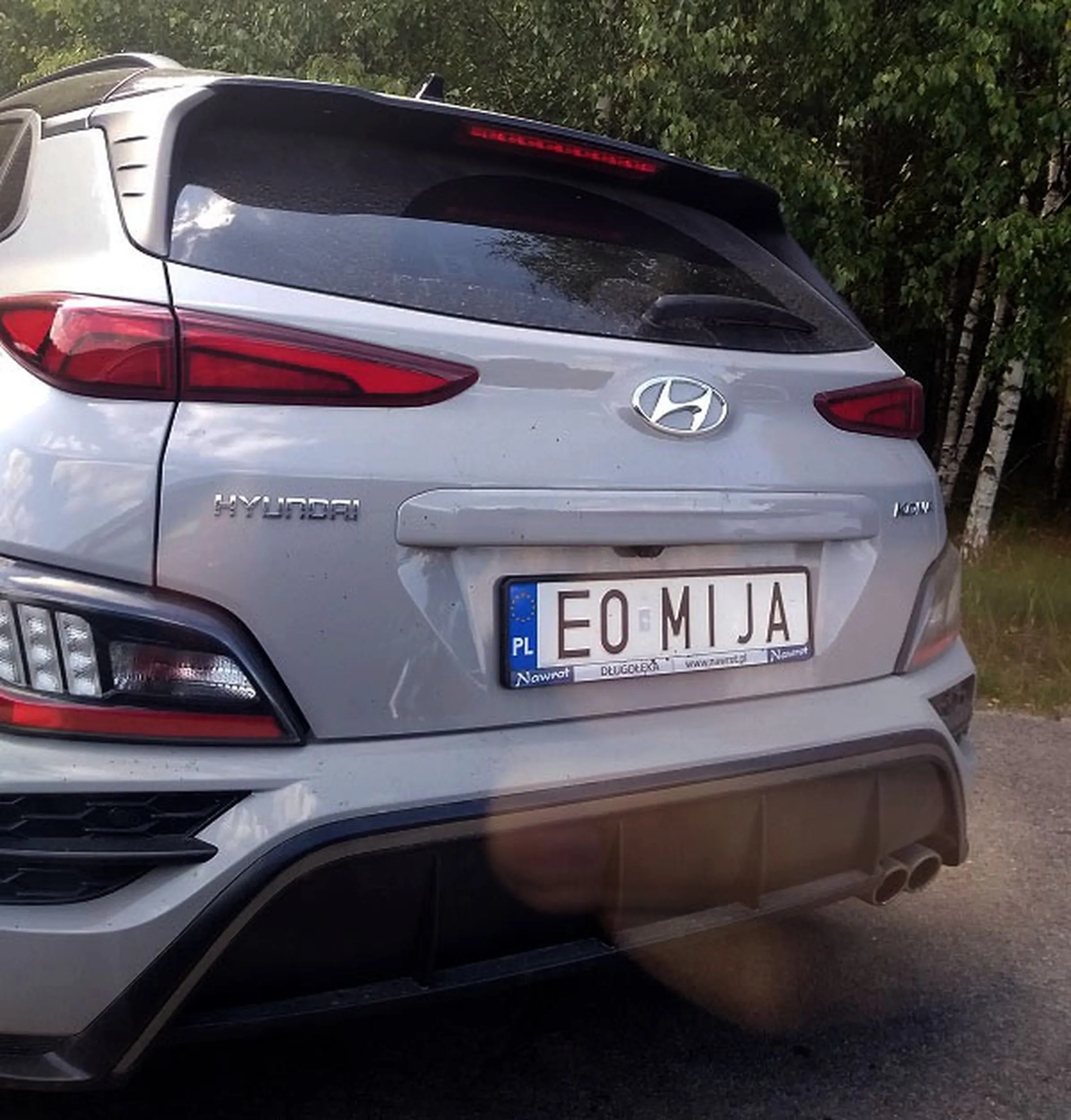 Fajny numer, blacha E0 MIJA