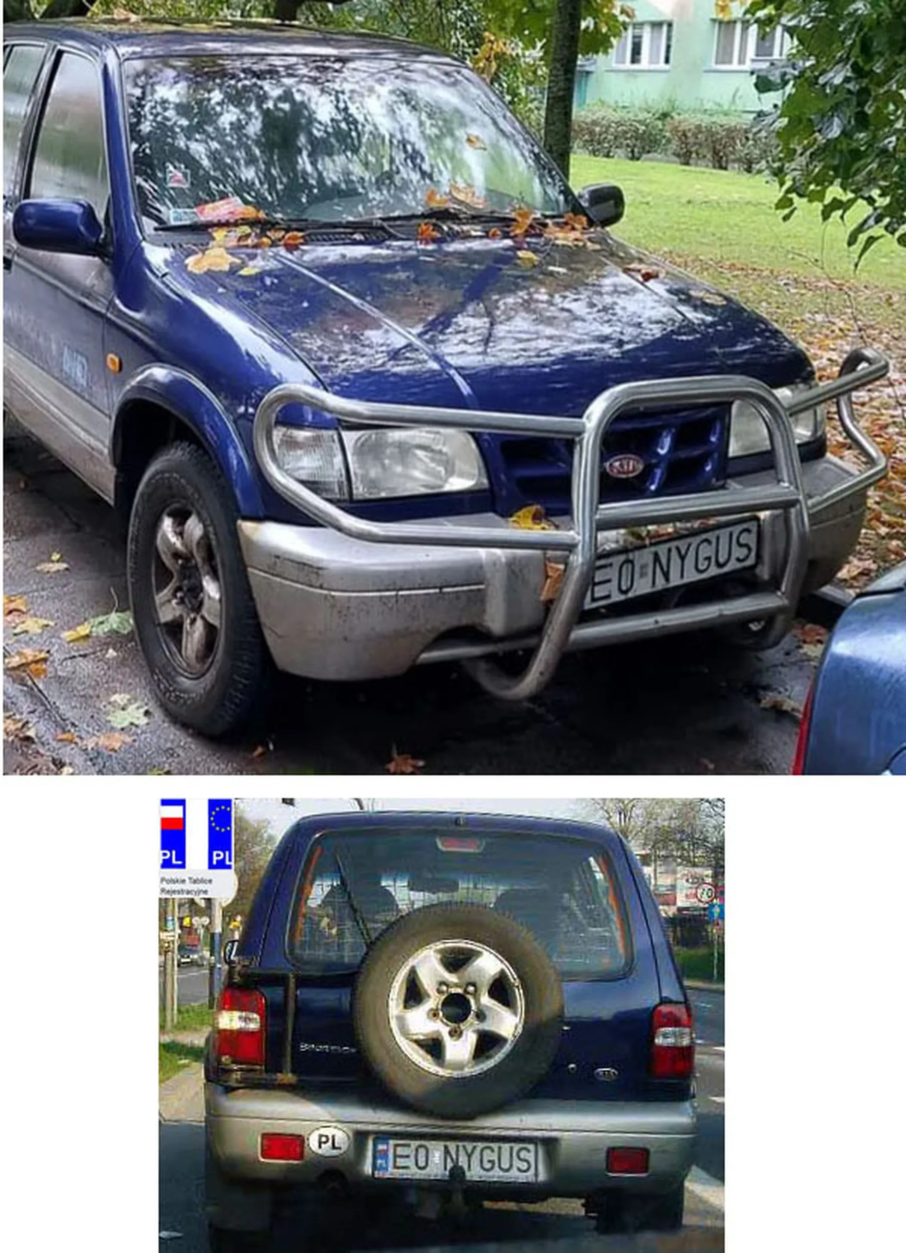 Fajny numer, blacha E0 NYGUS