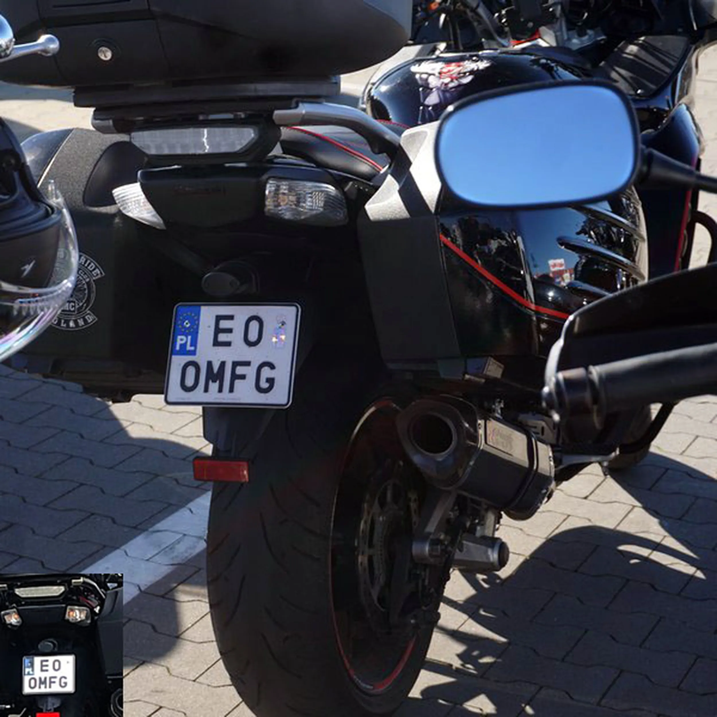 Fajny numer, blacha E0 OMFG