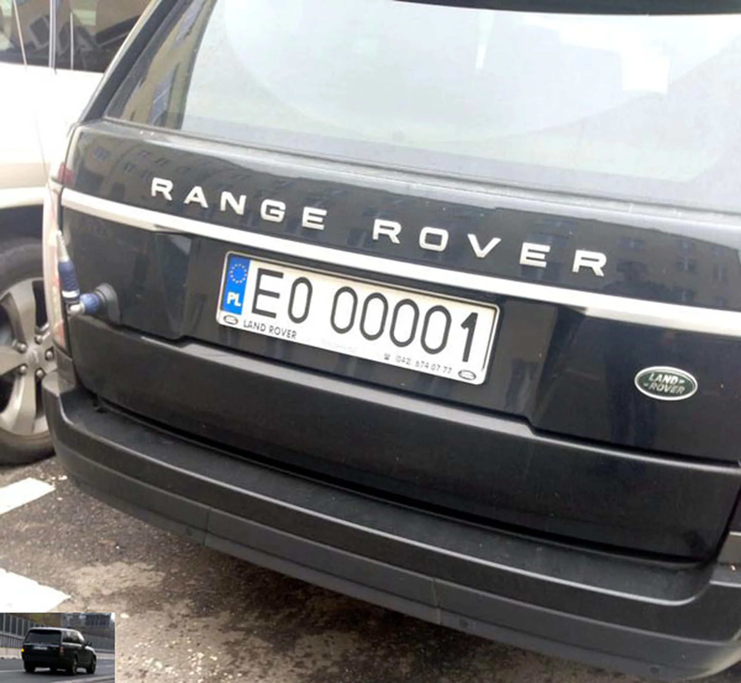 Fajny numer, blacha E0 OOOO1