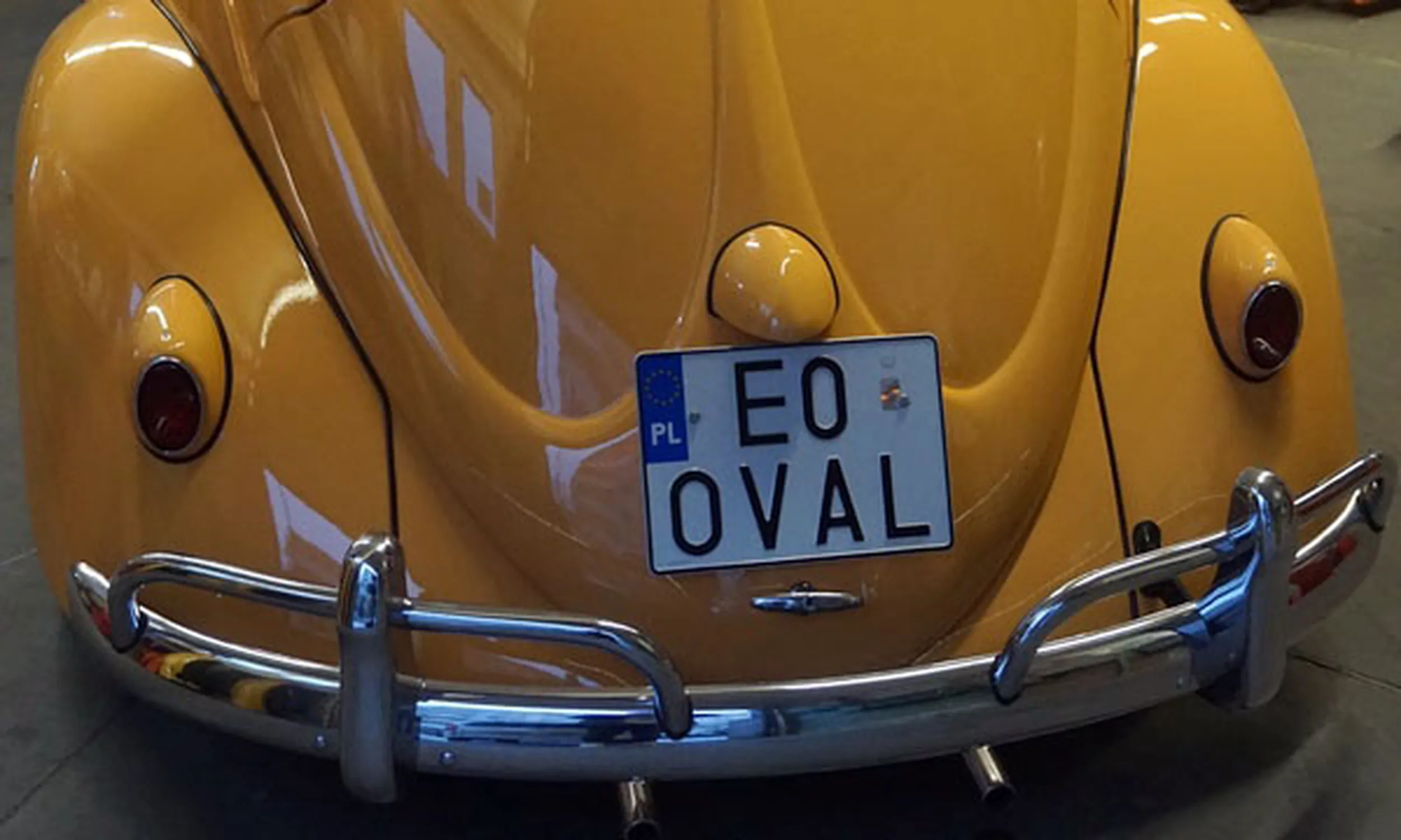 Fajny numer, blacha E0 OVAL