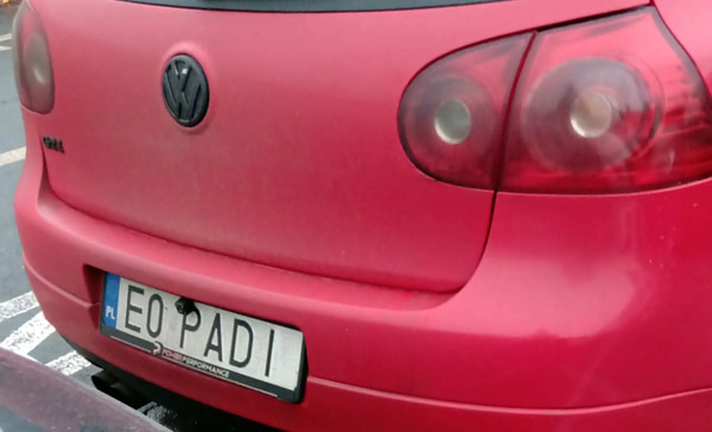 Fajny numer, blacha E0 PADI