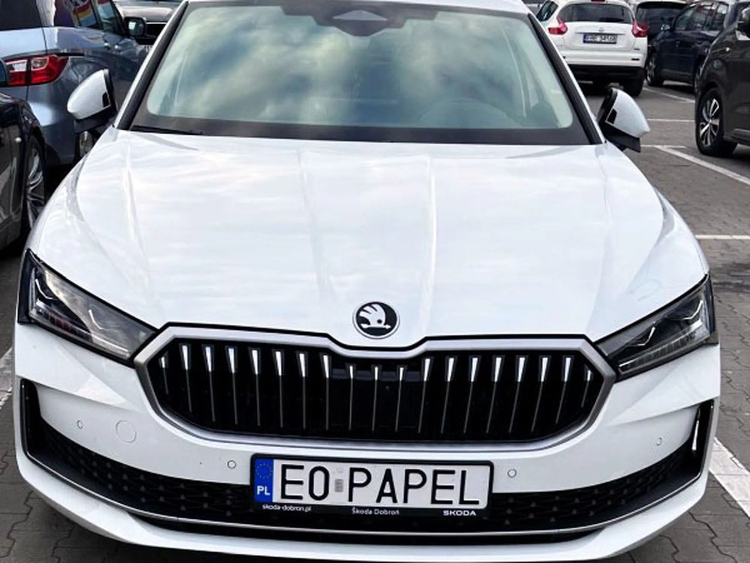 Fajny numer, blacha E0 PAPEL