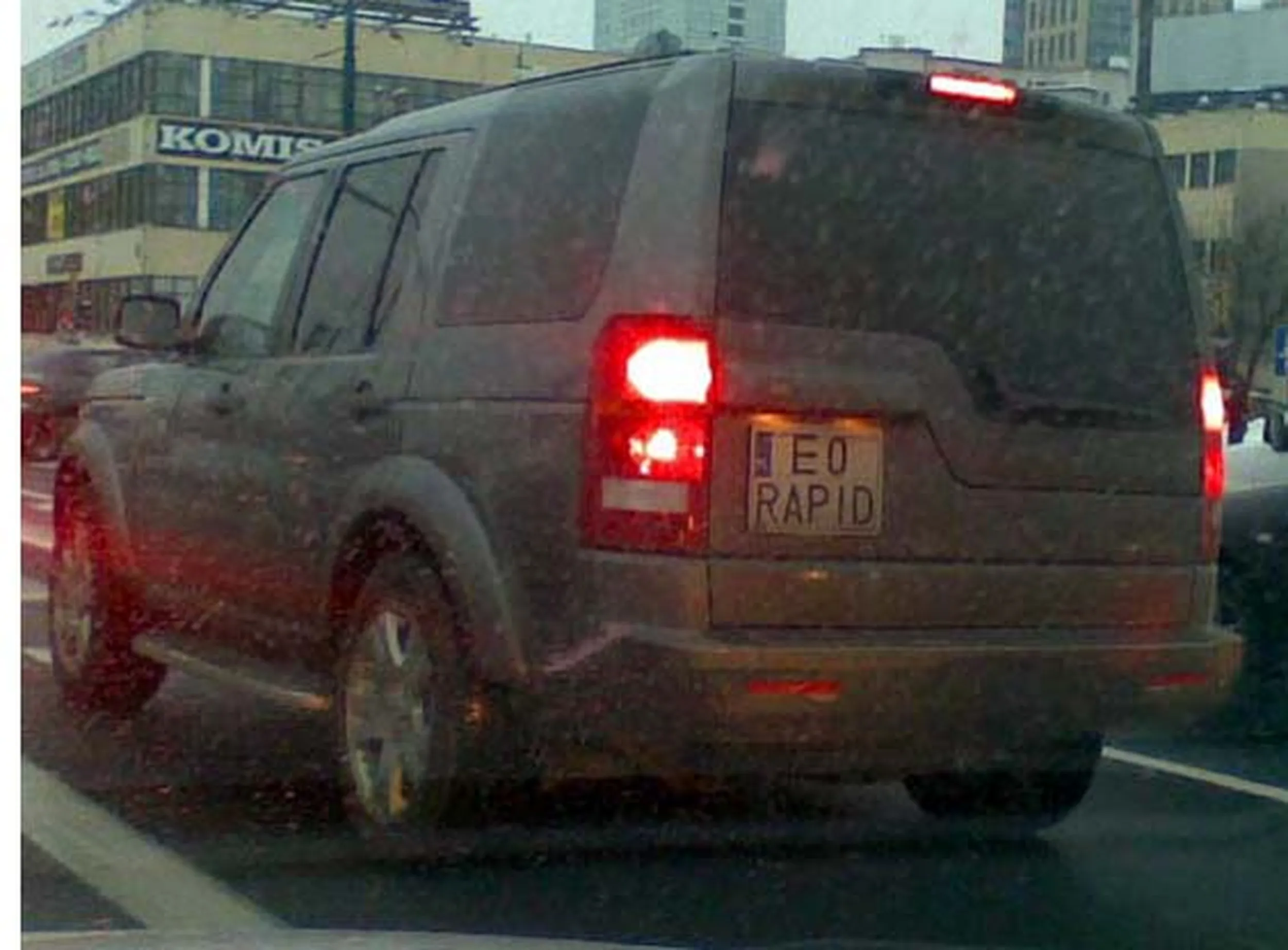 Fajny numer, blacha E0 RAPID