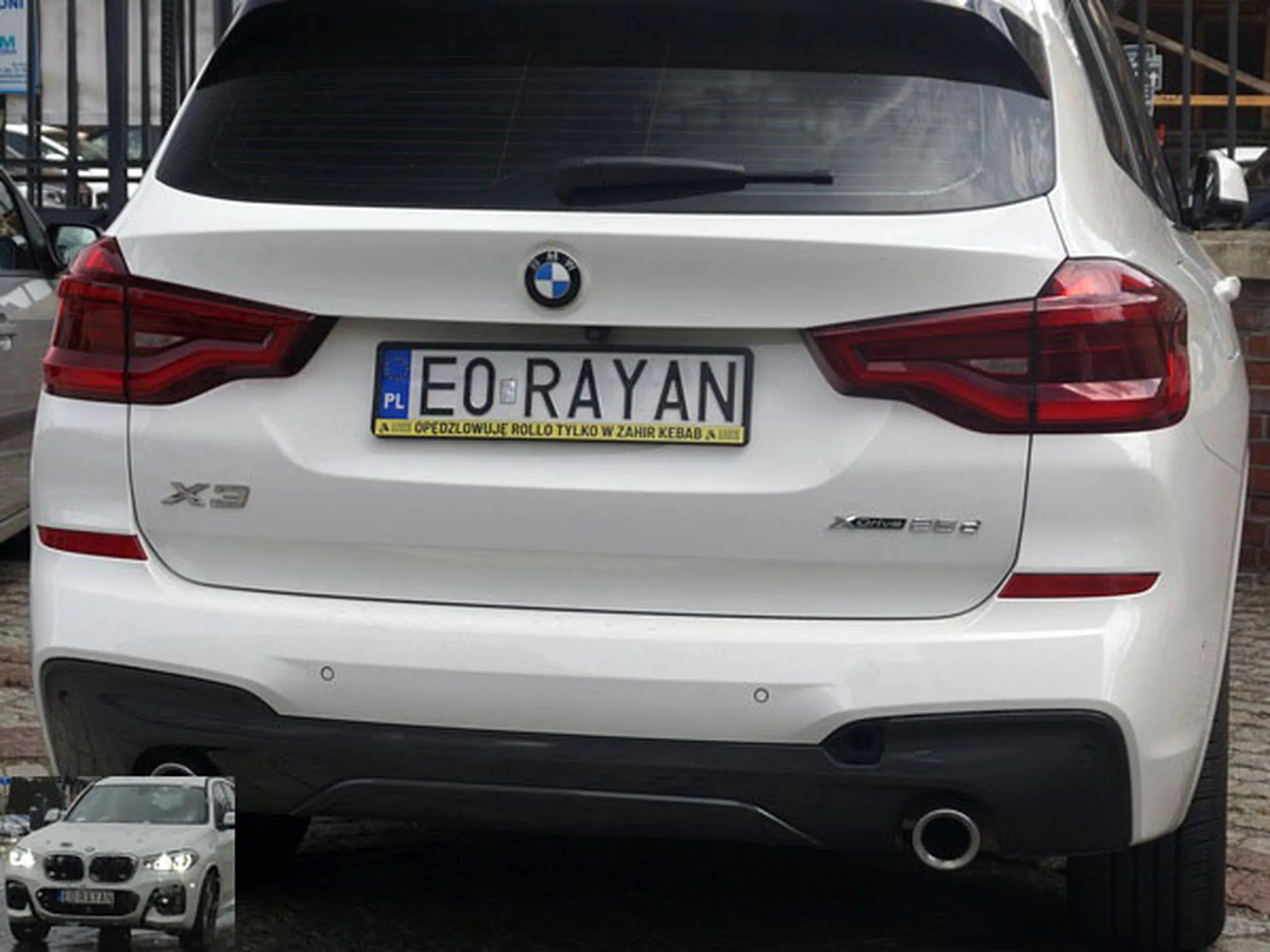 Fajny numer, blacha E0 RAYAN