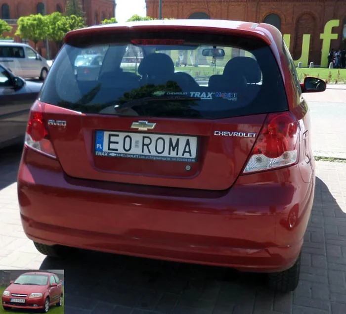 Fajny numer, blacha E0 ROMA