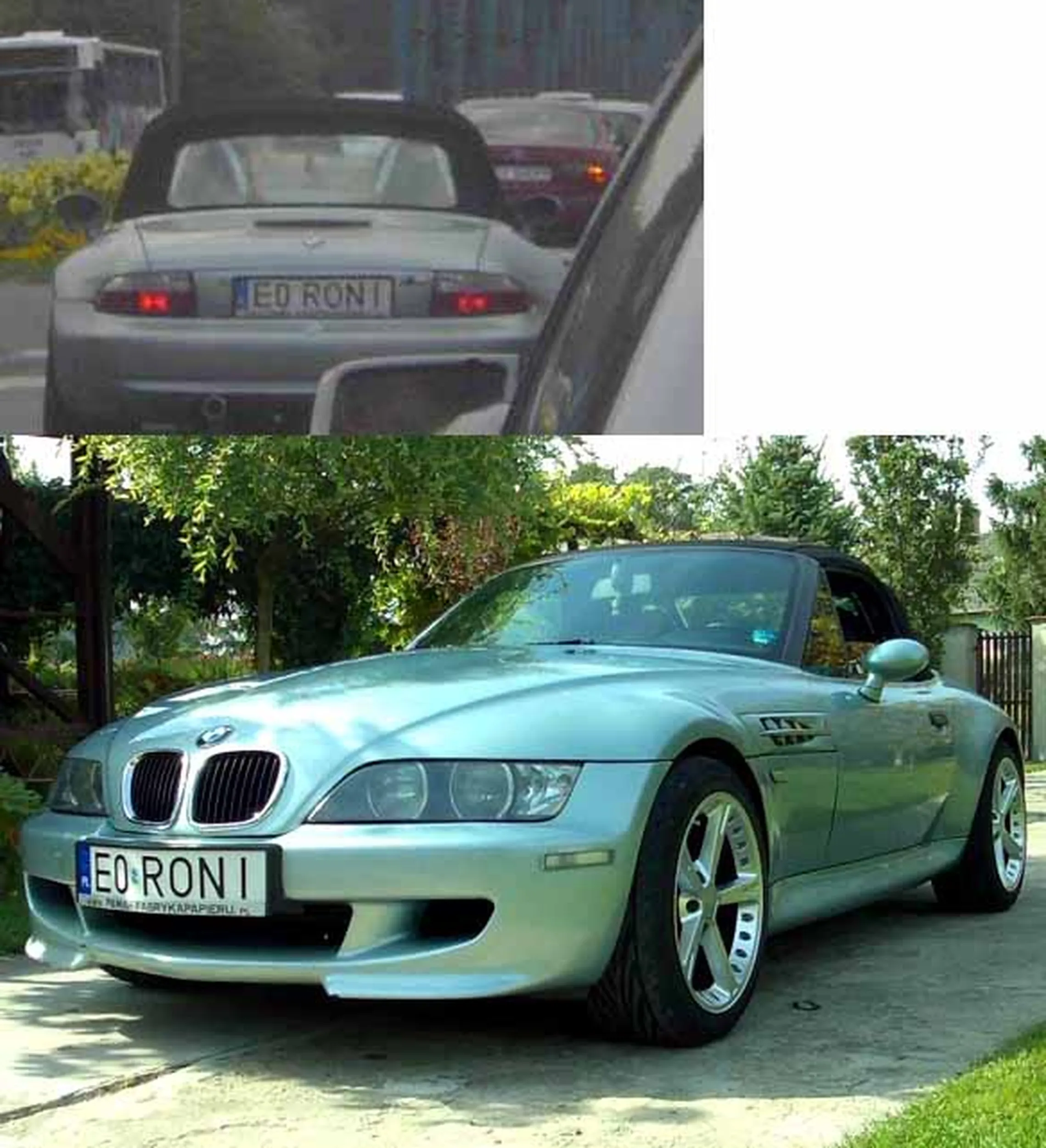 Fajny numer, blacha E0 RONI