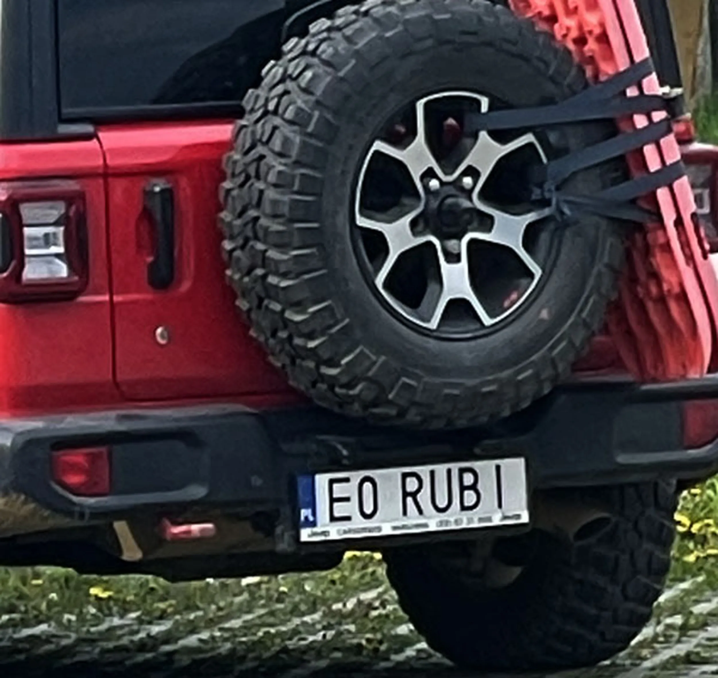 Fajny numer, blacha E0 RUBI