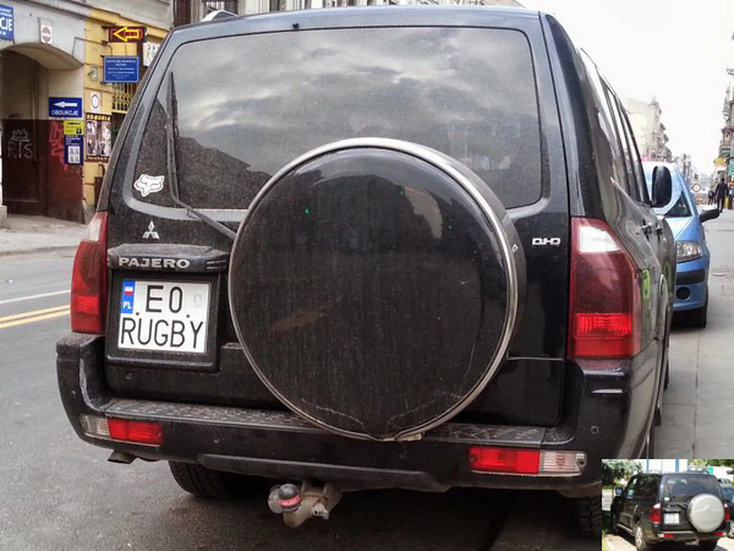 Fajny numer, blacha E0 RUGBY