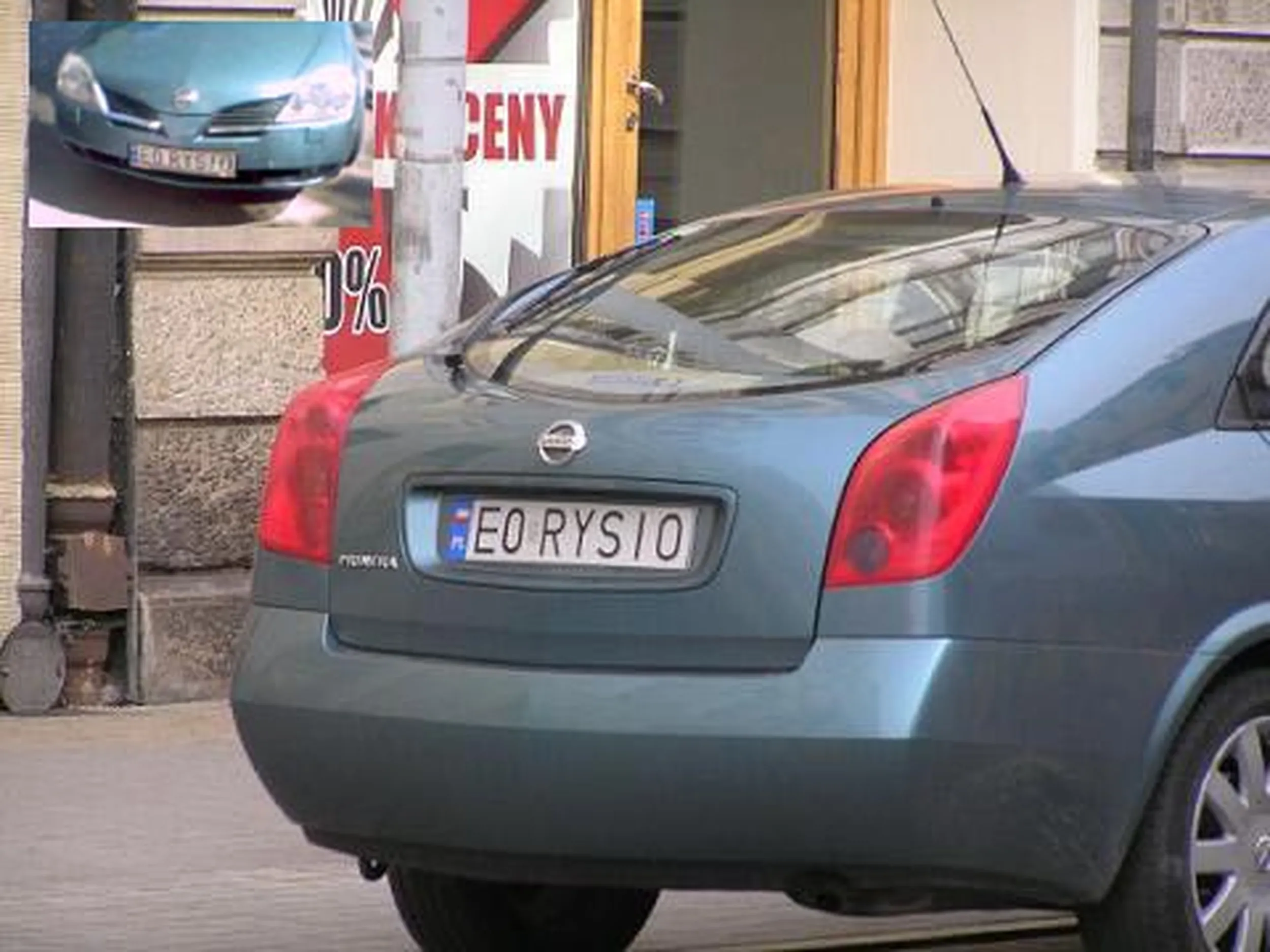 Fajny numer, blacha E0 RYSIO