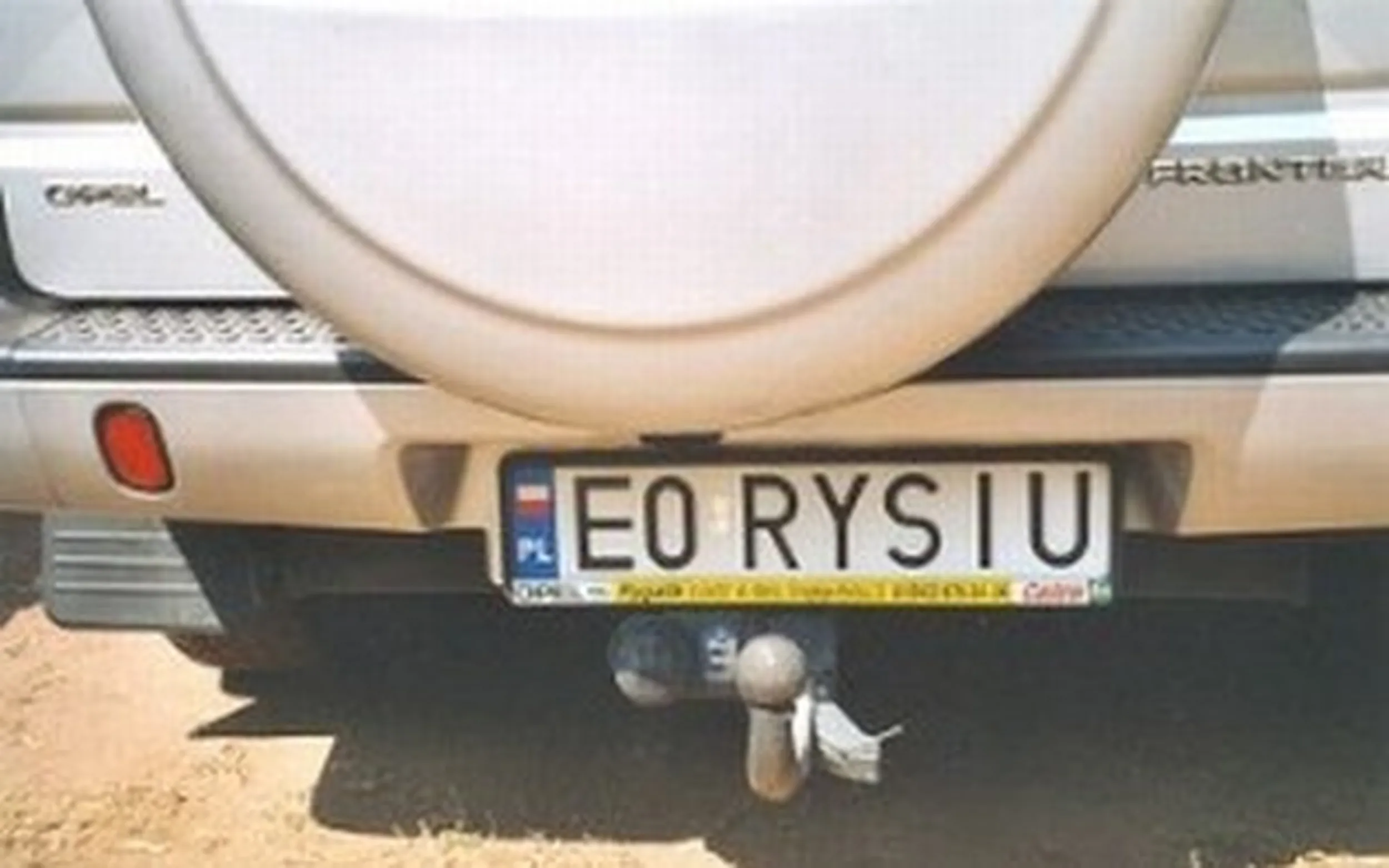 Fajny numer, blacha E0 RYSIU