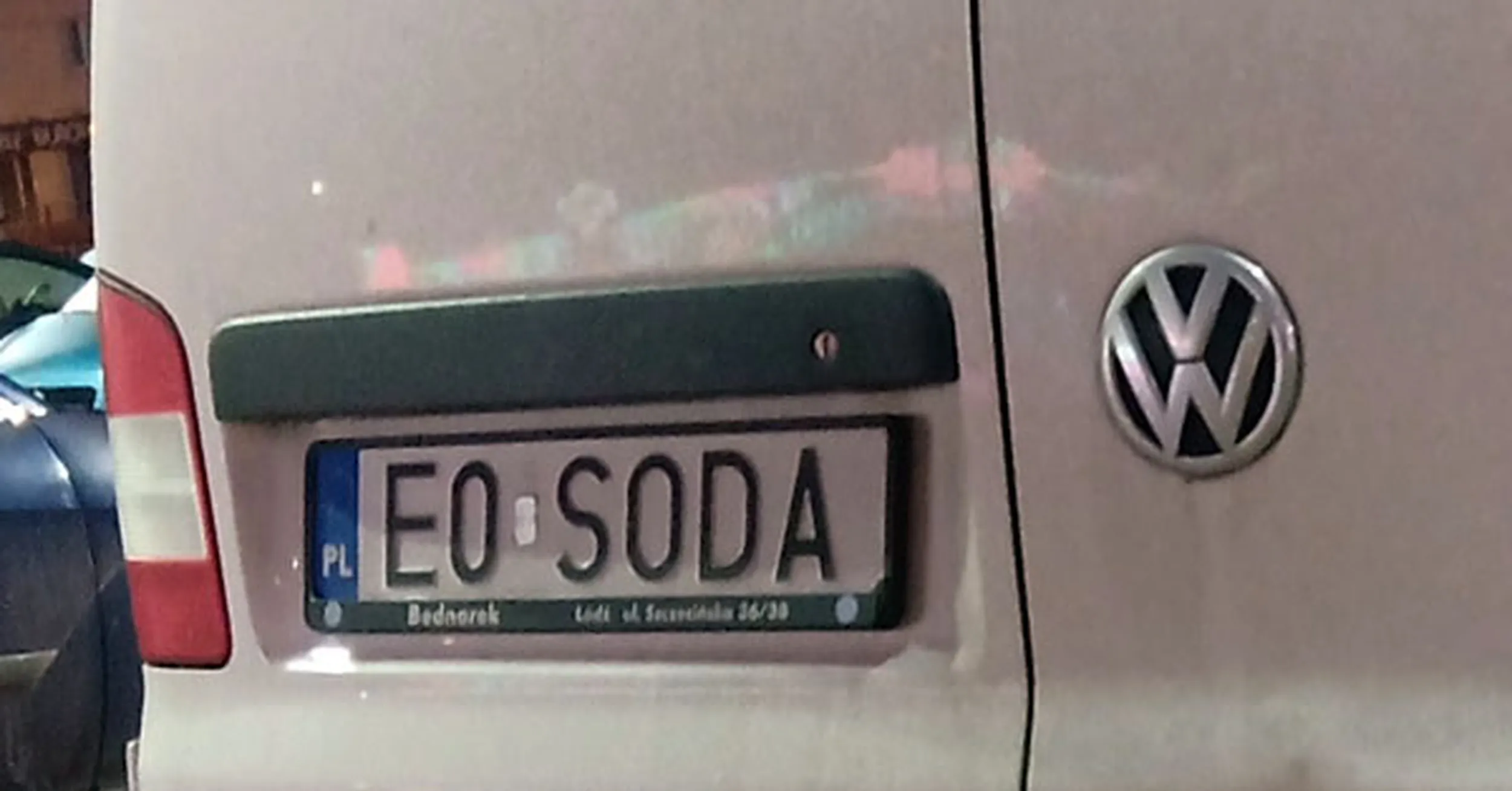 Fajny numer, blacha E0 SODA