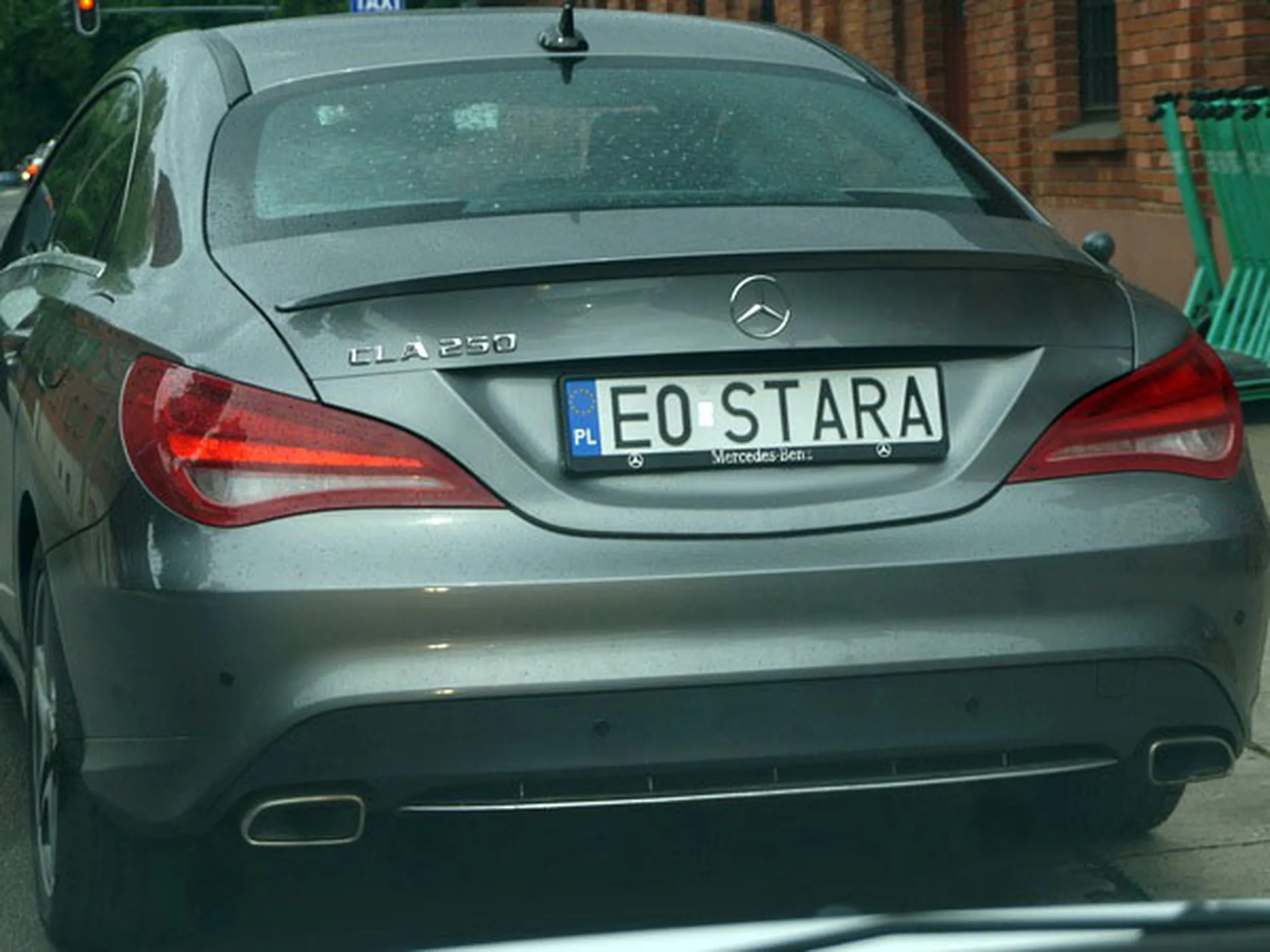 Fajny numer, blacha E0 STARA