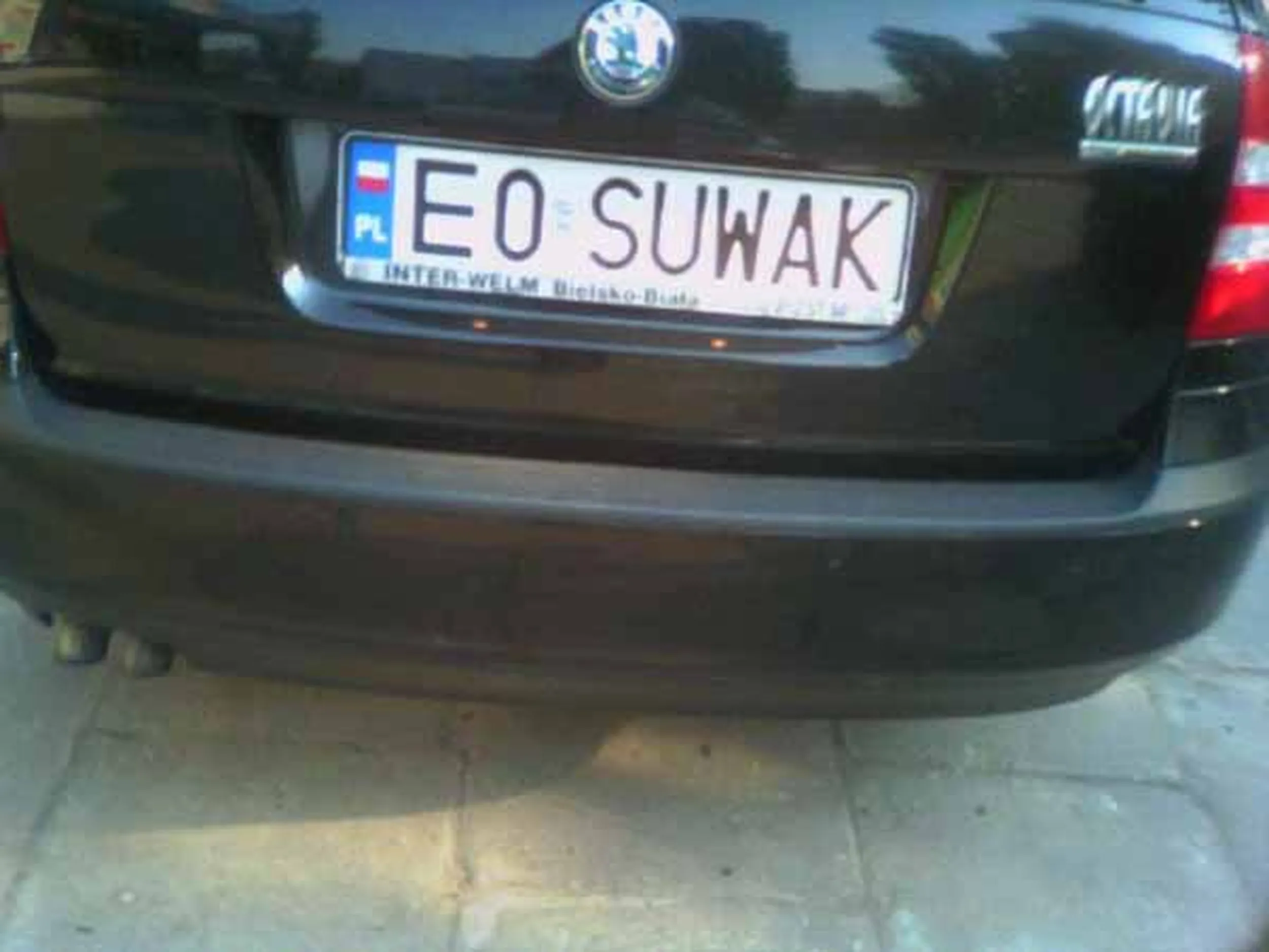 Fajny numer, blacha E0 SUWAK