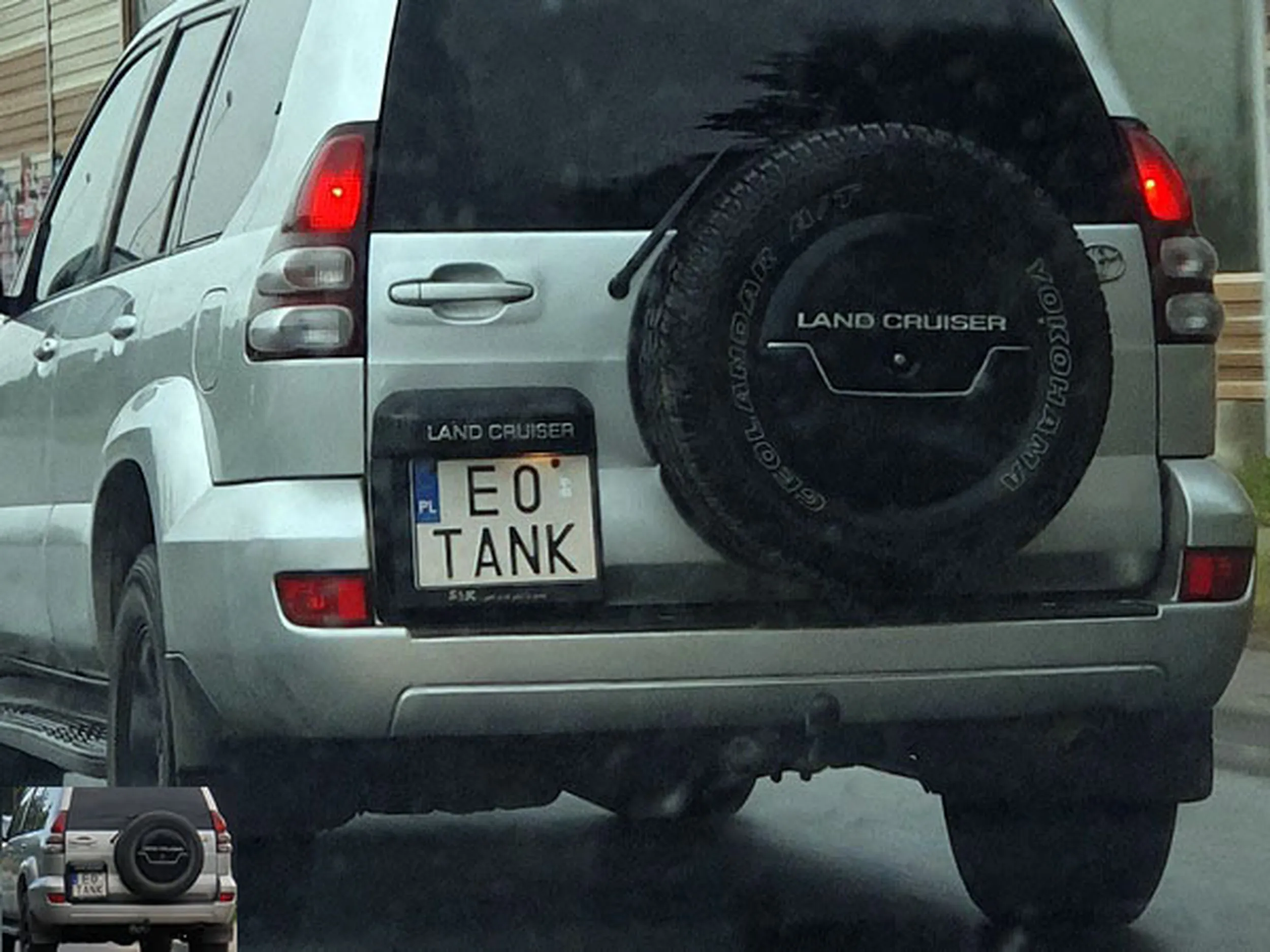 Fajny numer, blacha E0 TANK