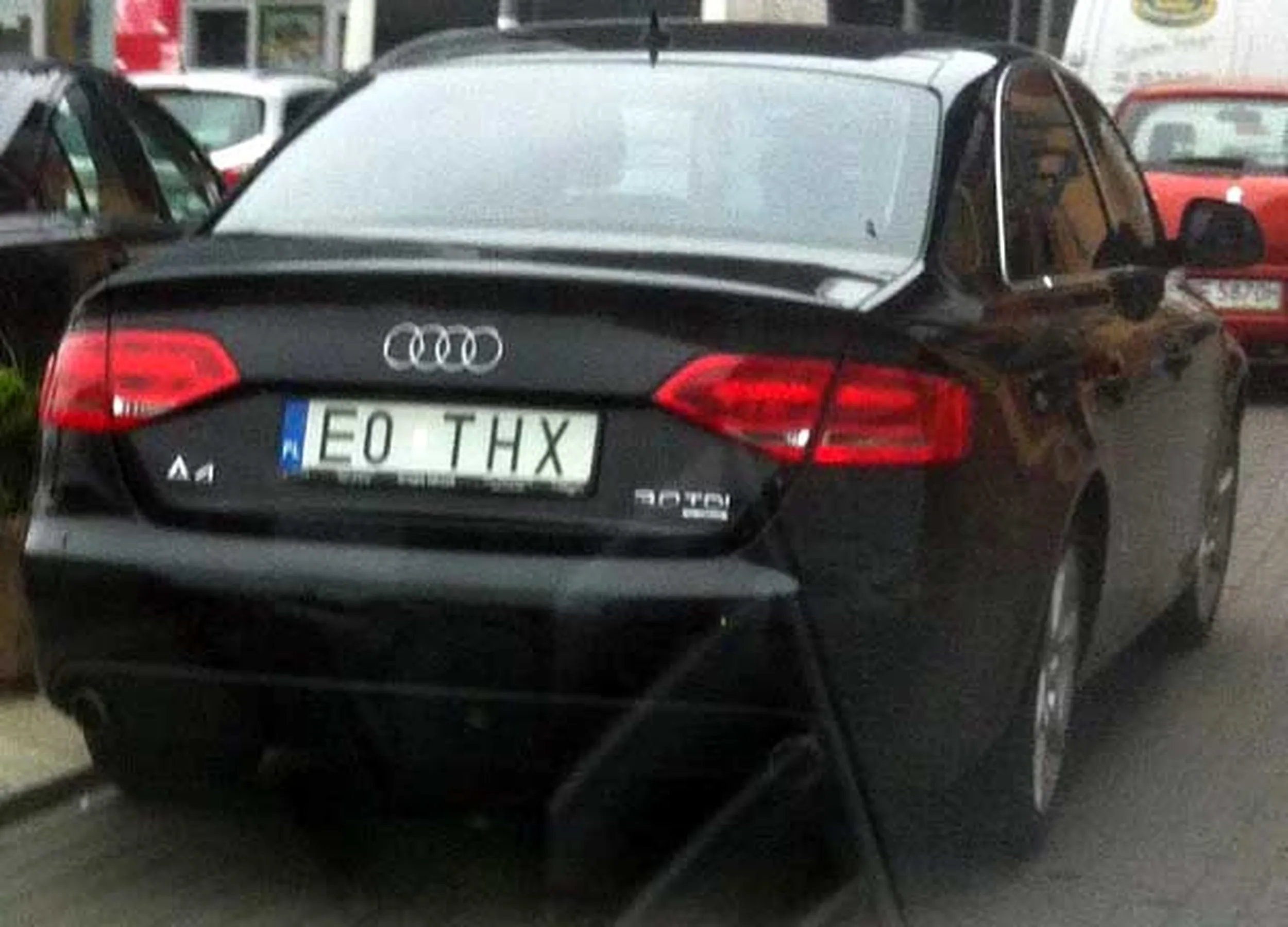 Fajny numer, blacha E0 THX