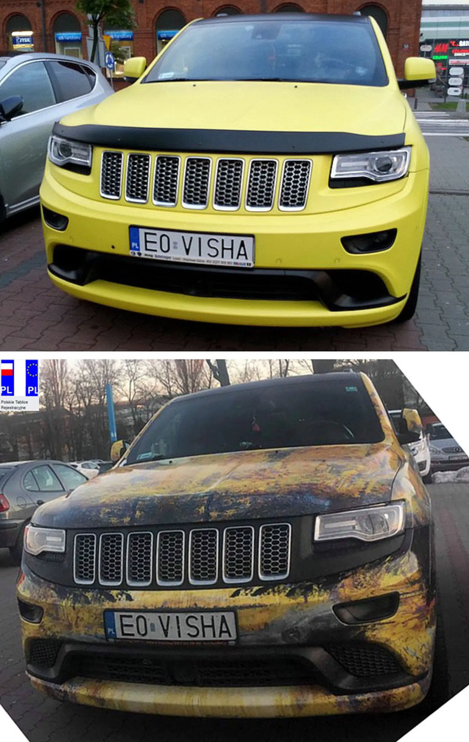 Fajny numer, blacha E0 VISHA