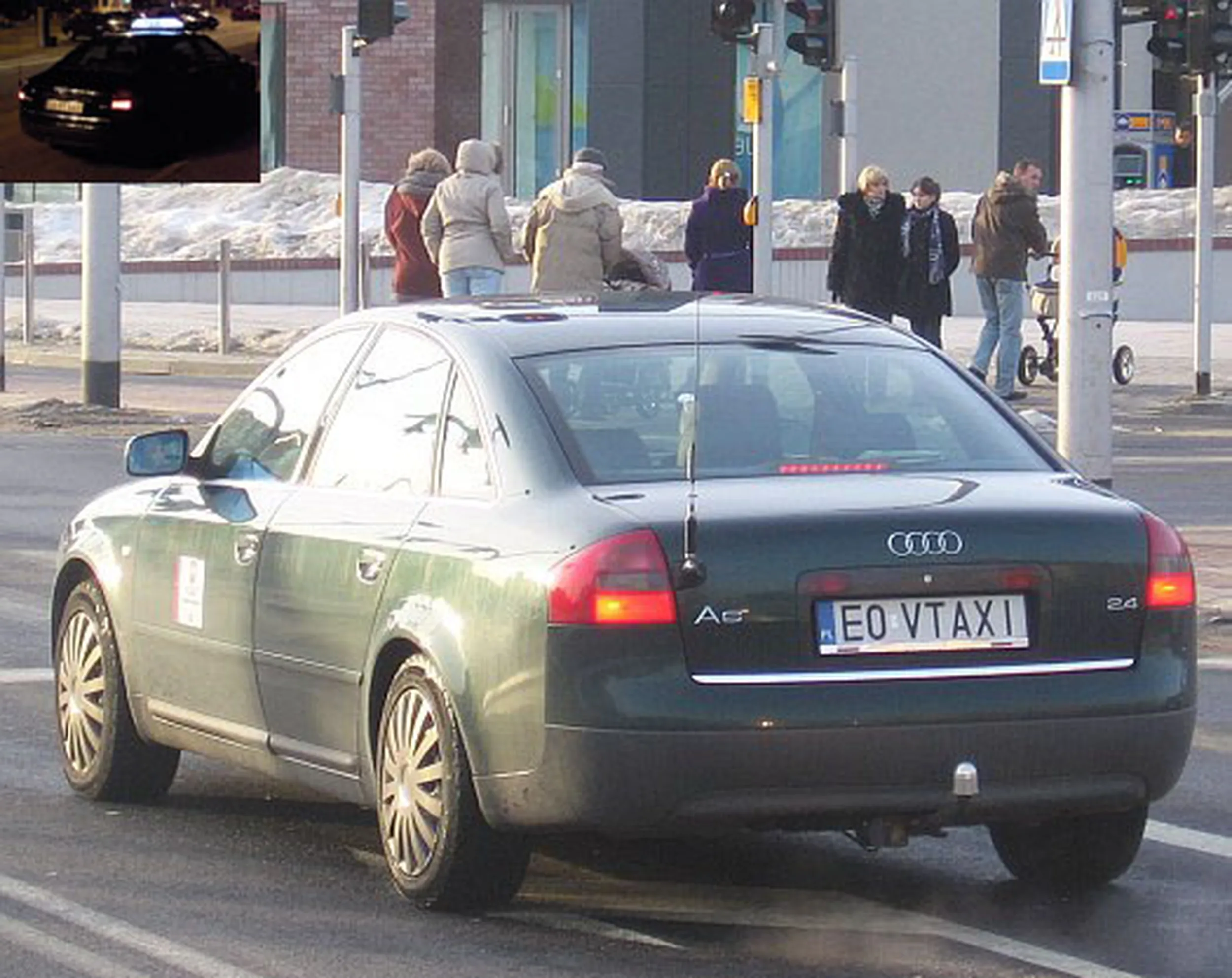 Fajny numer, blacha E0 VTAXI