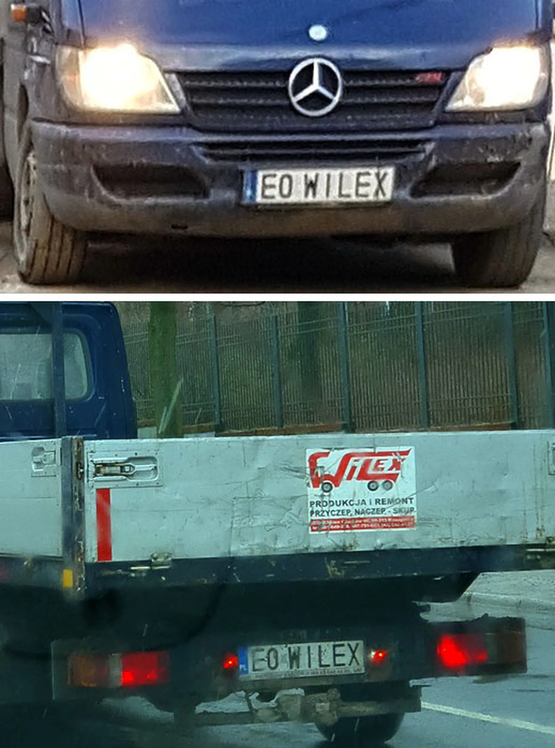 Fajny numer, blacha E0 WILEX