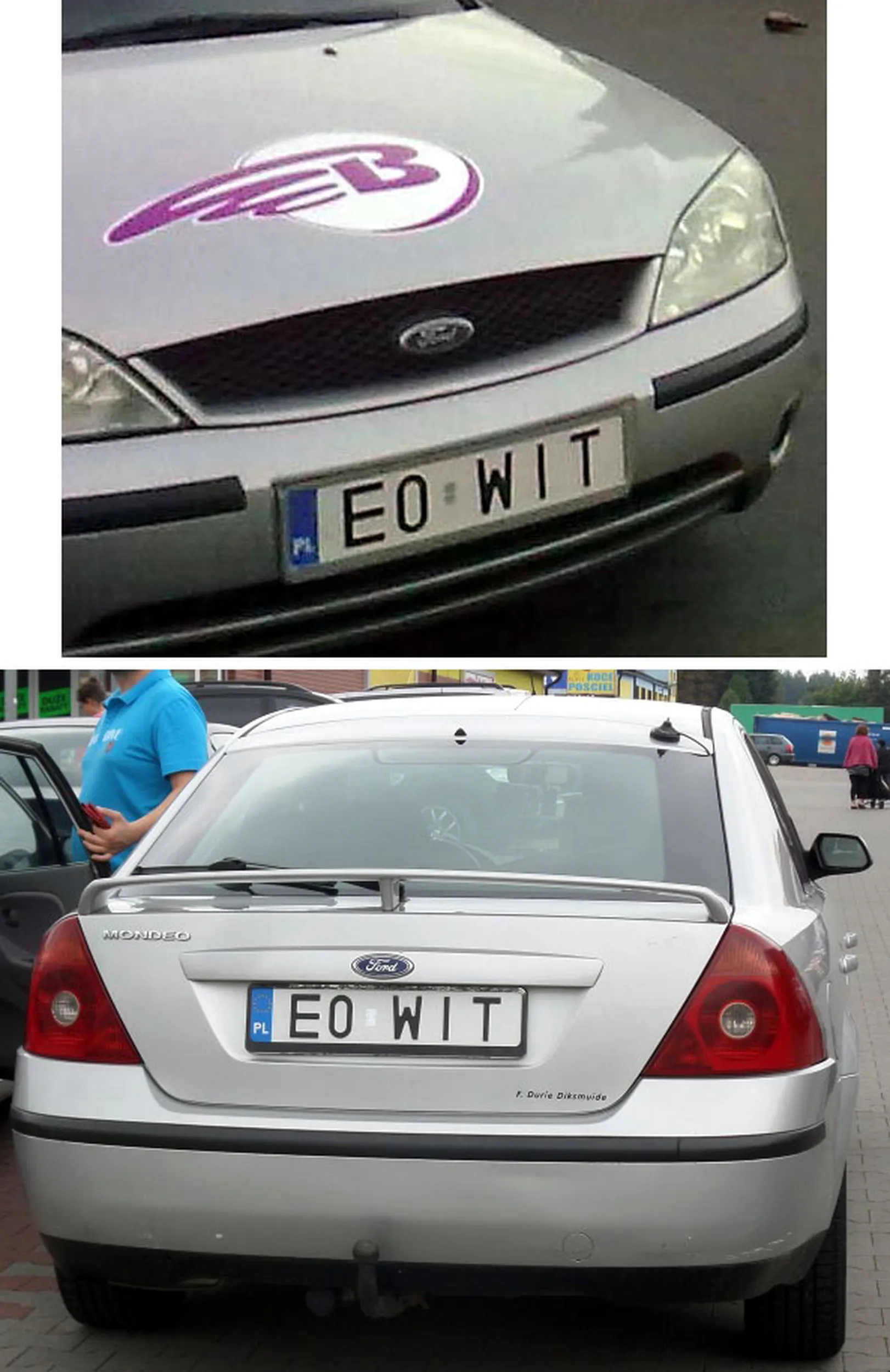 Fajny numer, blacha E0 WIT