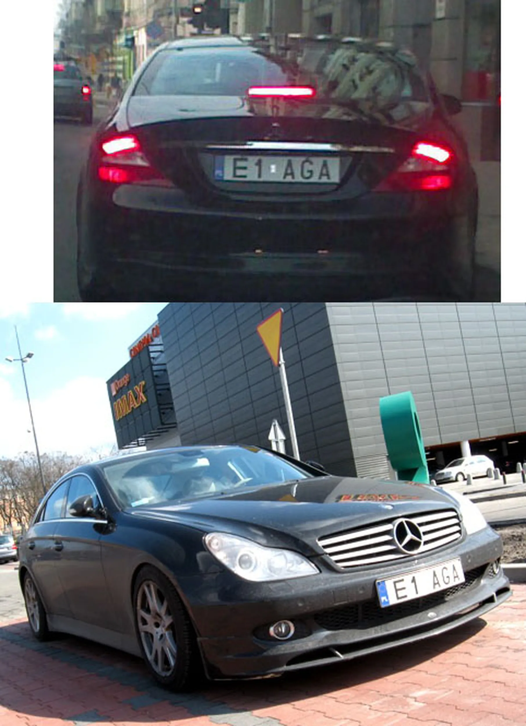 Fajny numer, blacha E1 AGA