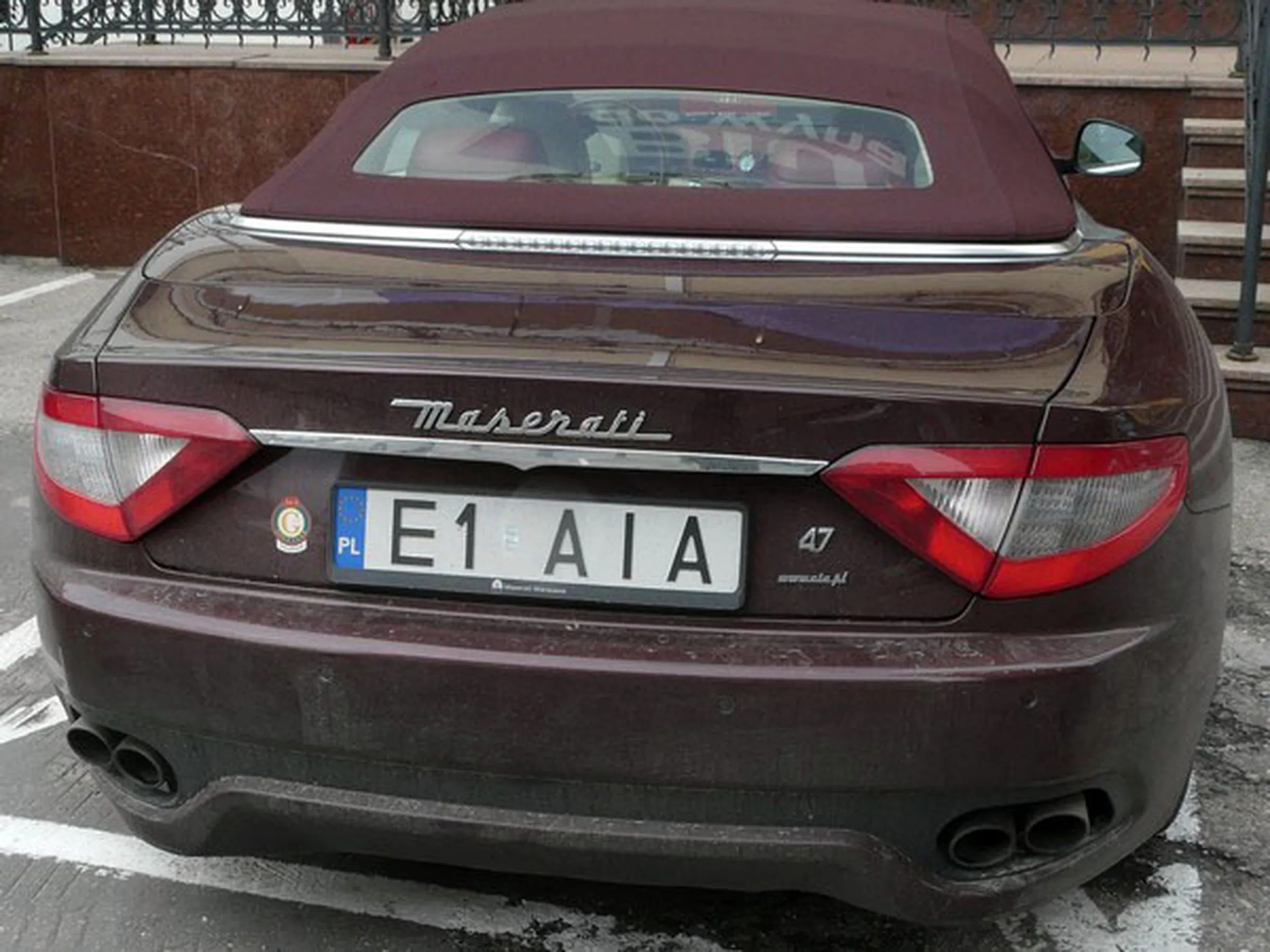 Fajny numer, blacha E1 AIA