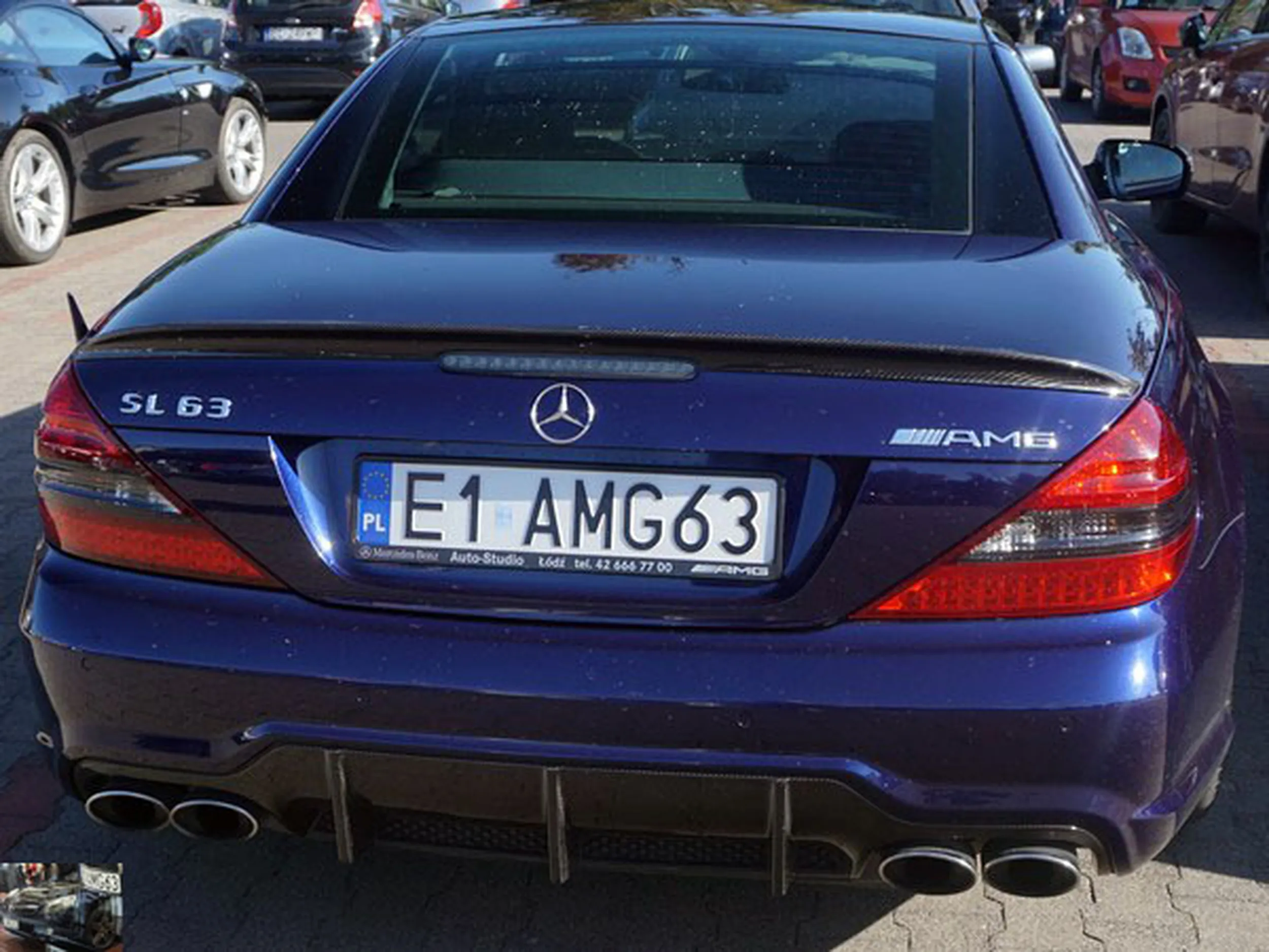 Fajny numer, blacha E1 AMG63