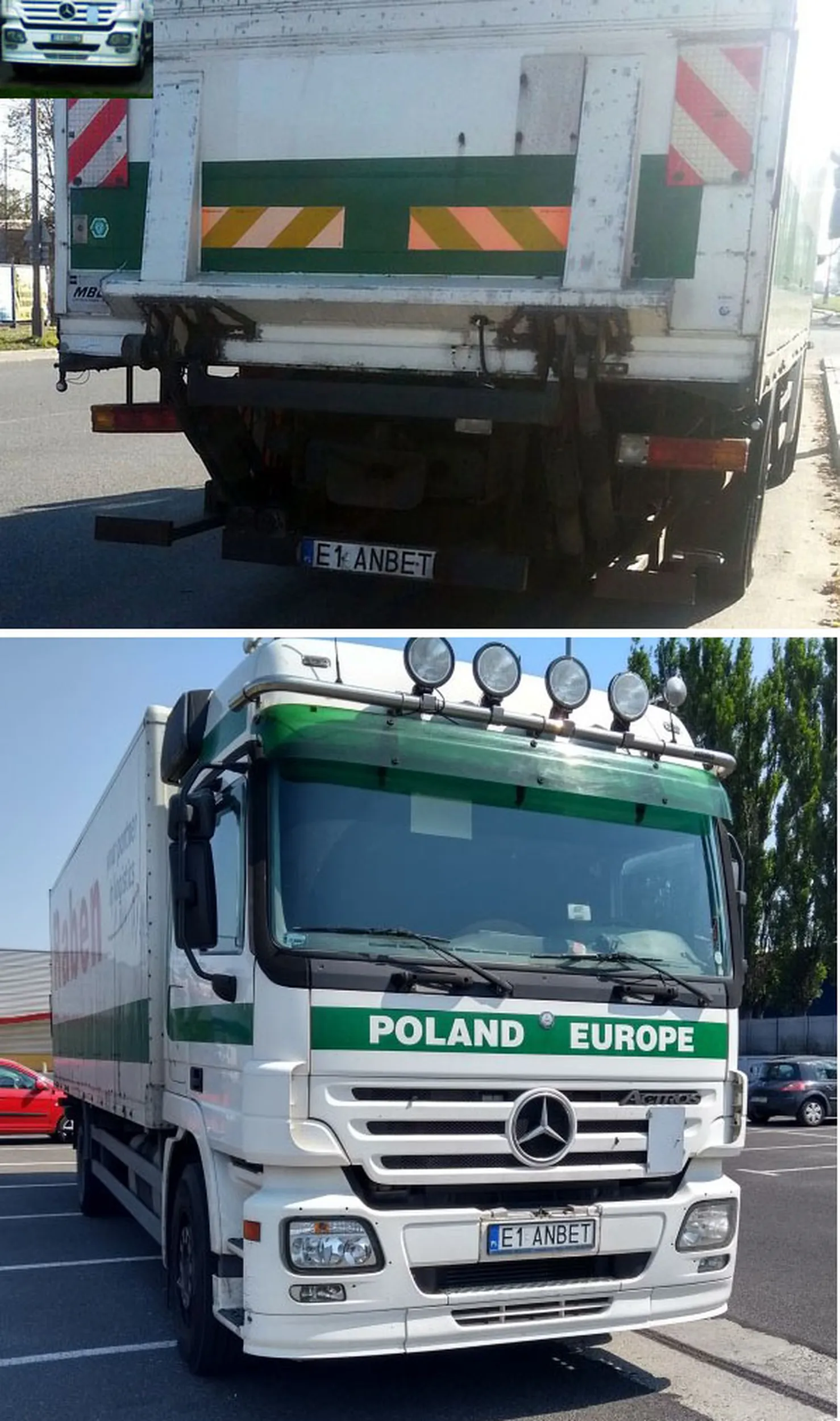 Fajny numer, blacha E1 ANBET