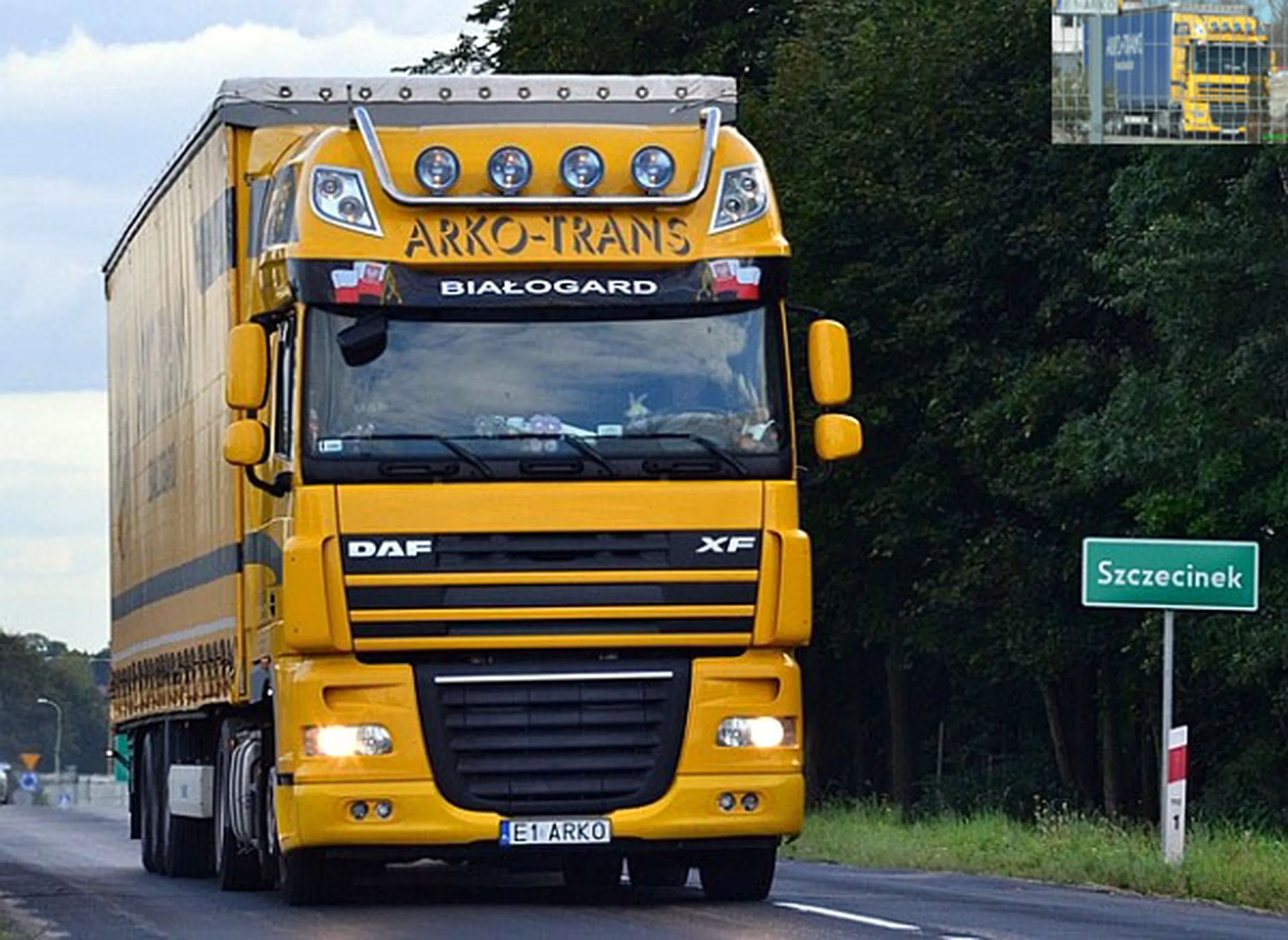 Fajny numer, blacha E1 ARKO