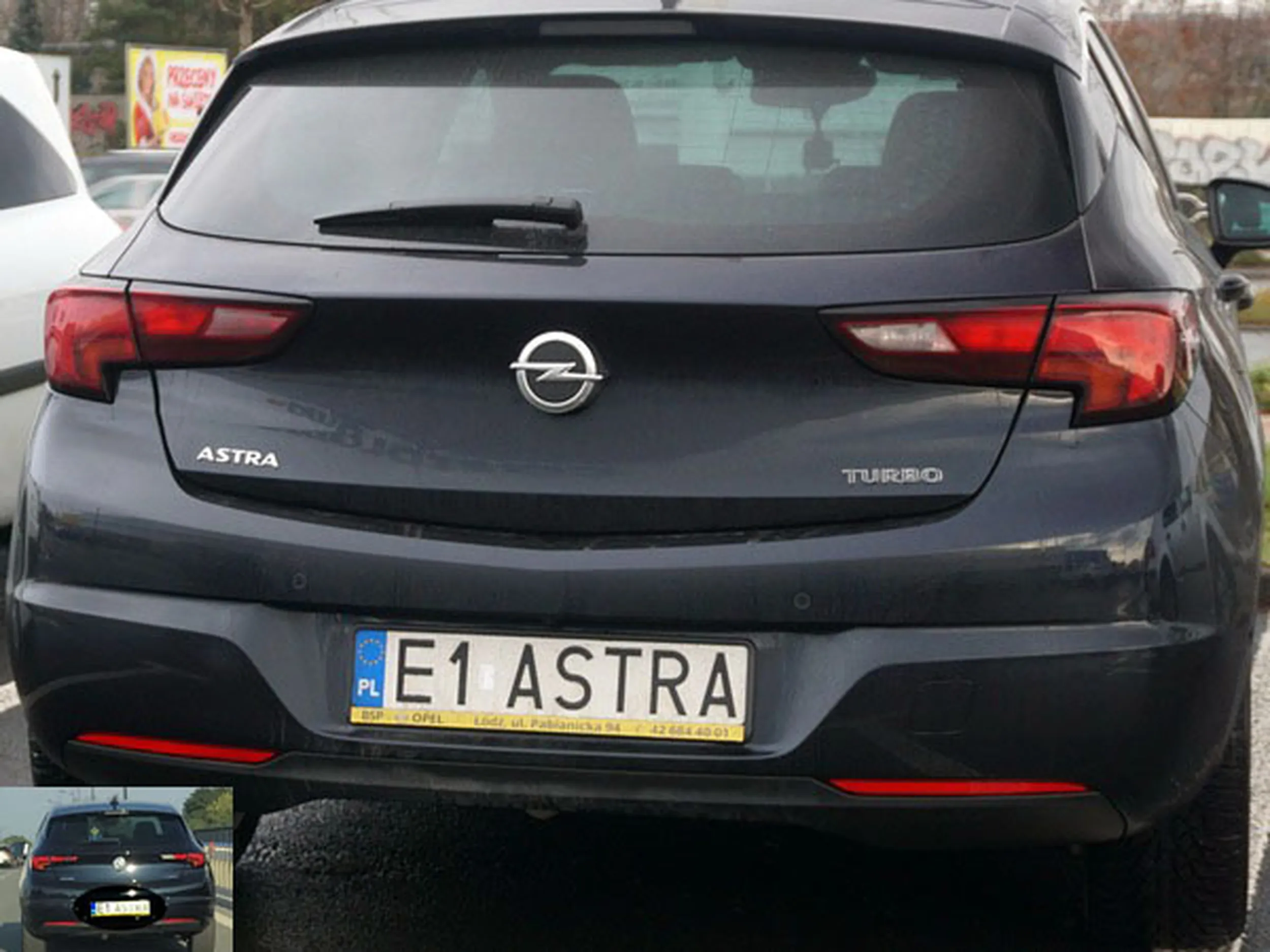 Fajny numer, blacha E1 ASTRA