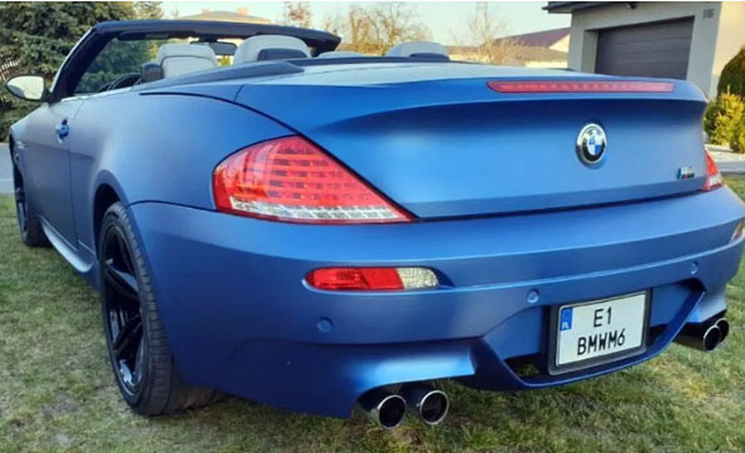 Fajny numer, blacha E1 BMWM6