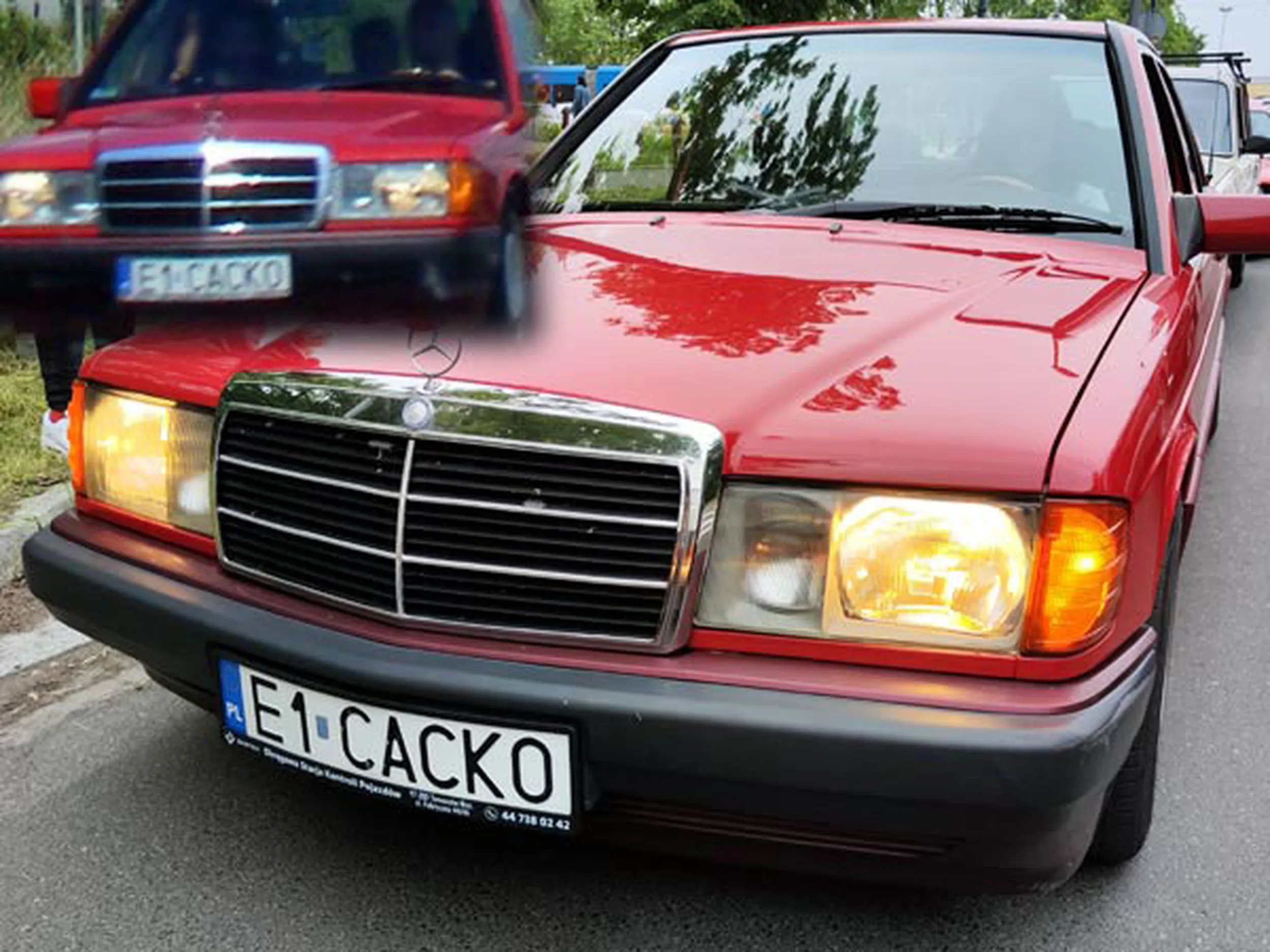 Fajny numer, blacha E1 CACKO