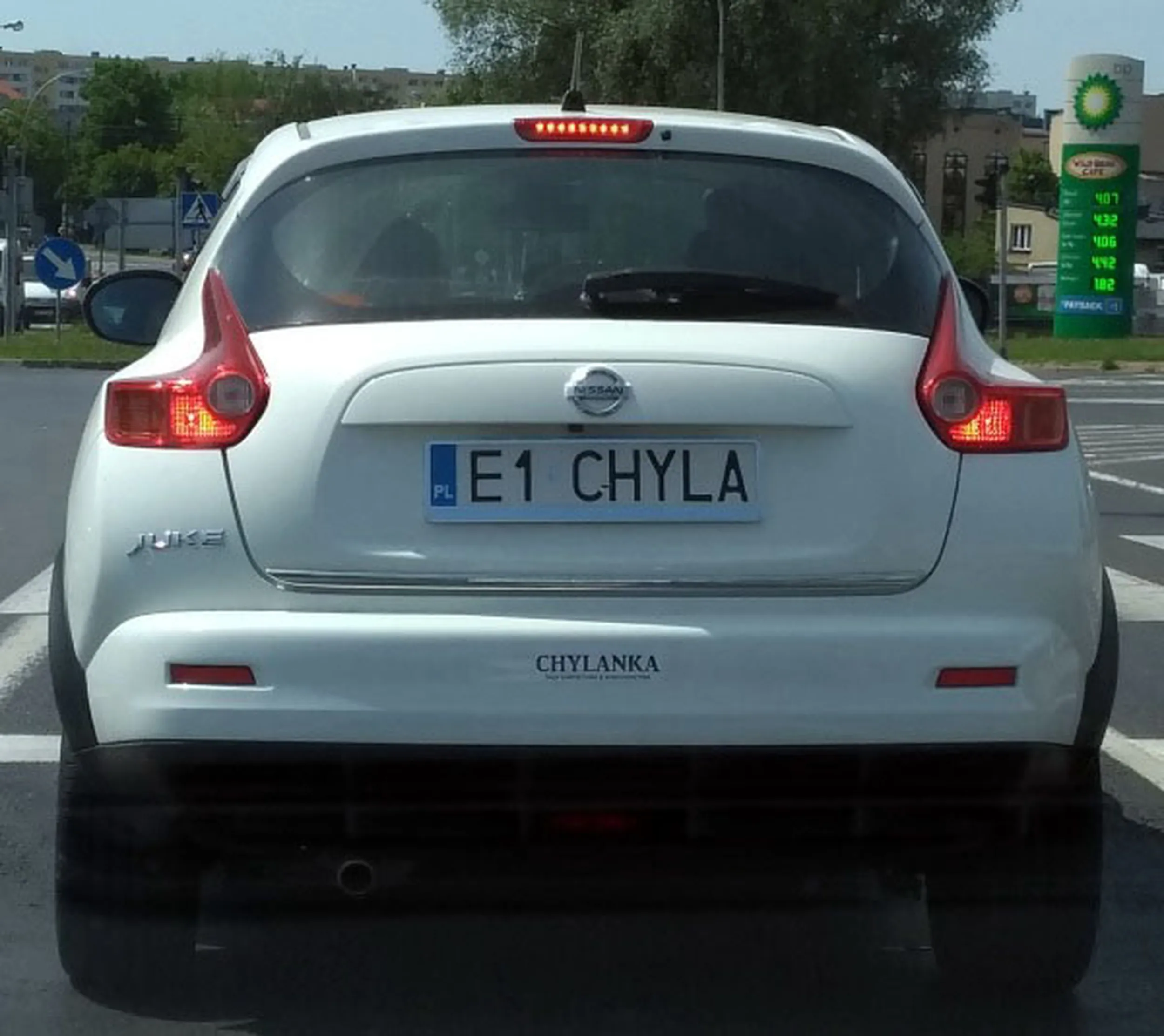 Fajny numer, blacha E1 CHYLA