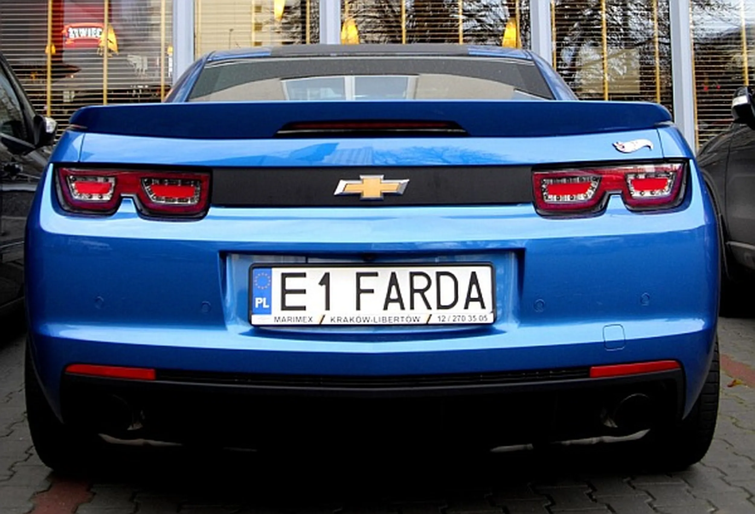 Fajny numer, blacha E1 FARDA