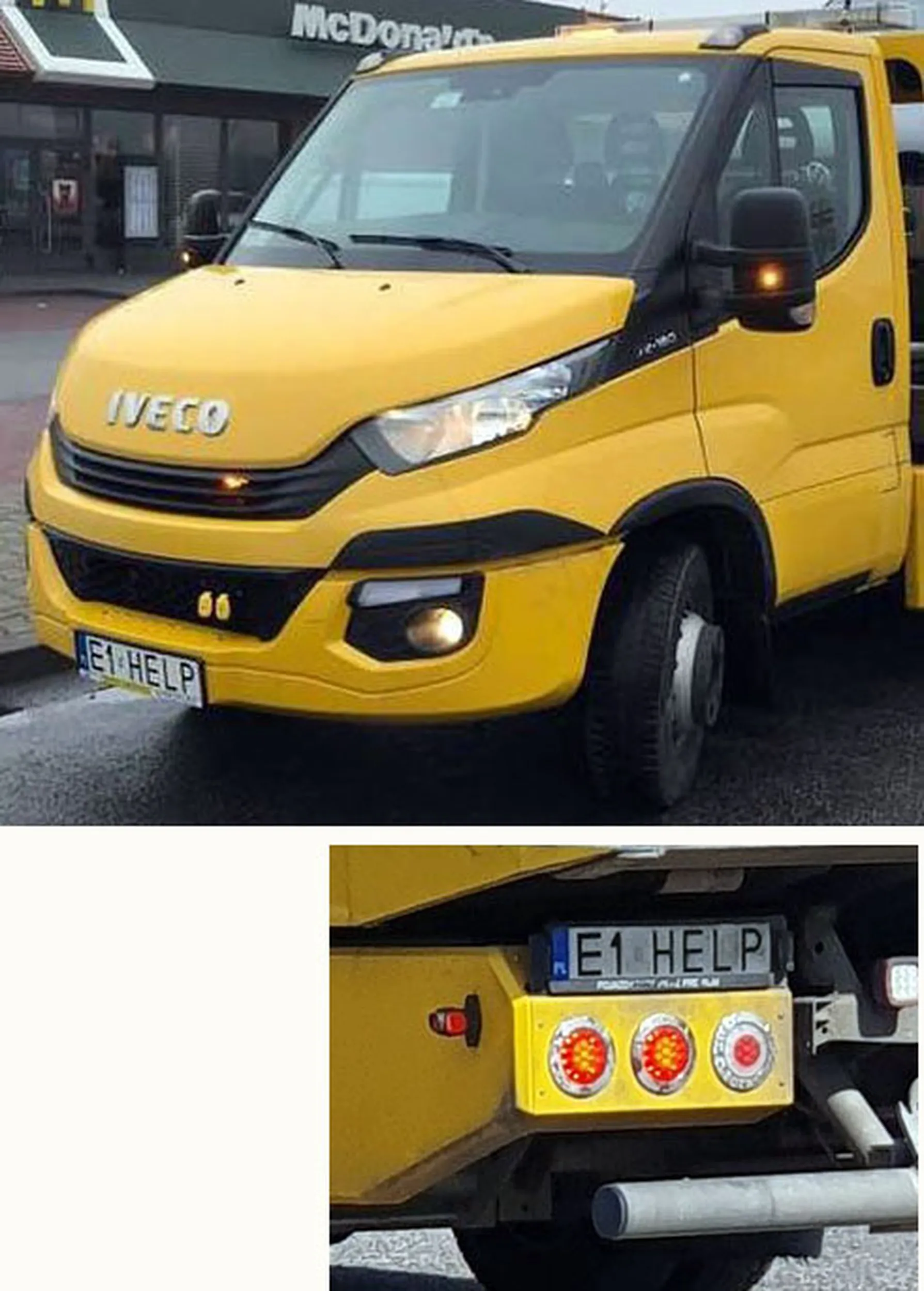 Fajny numer, blacha E1 HELP