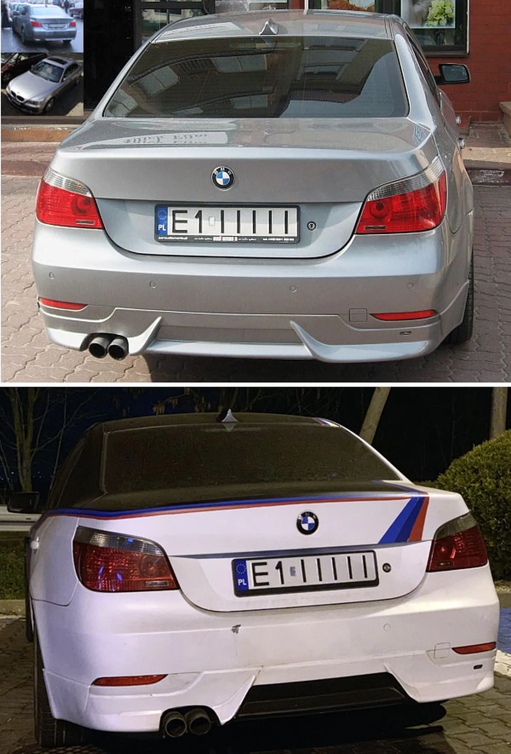 Fajny numer, blacha E1 IIIII