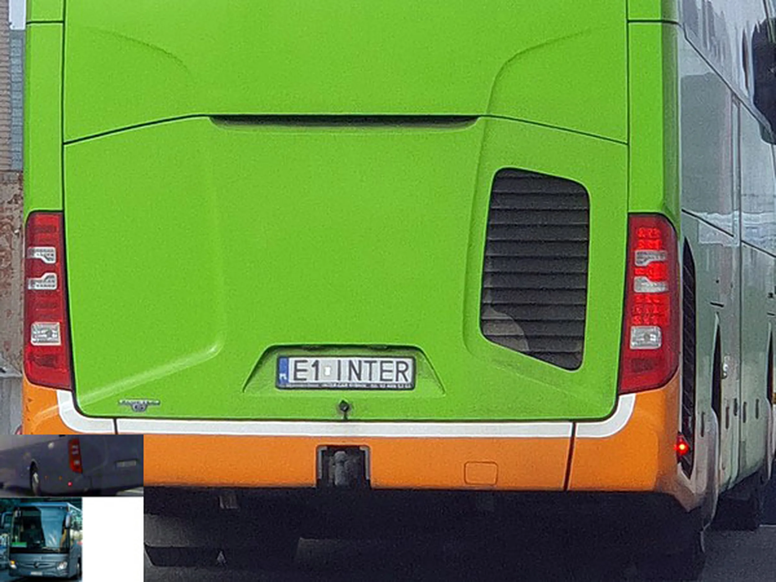 Fajny numer, blacha E1 INTER