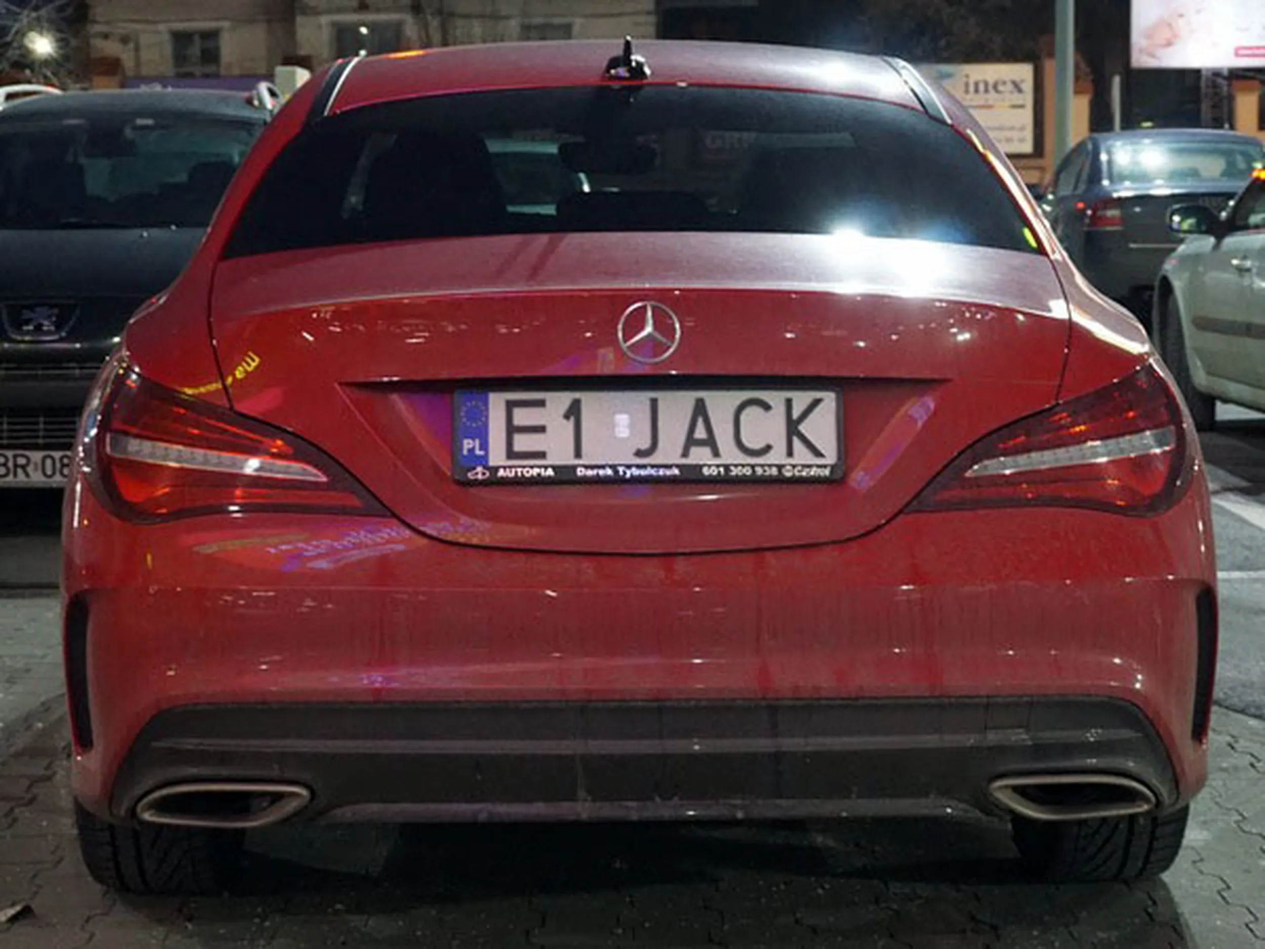 Fajny numer, blacha E1 JACK