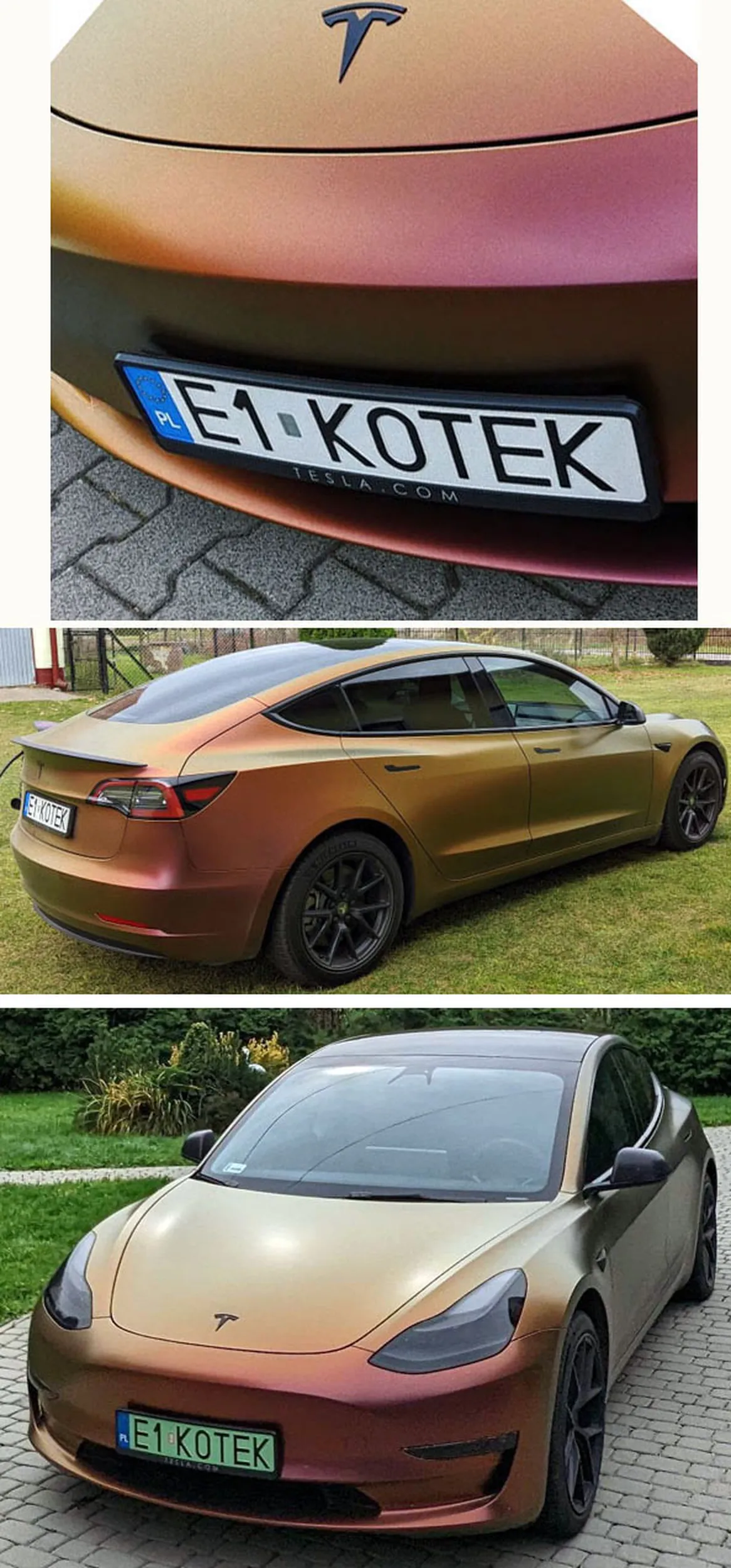 Fajny numer, blacha E1 KOTEK