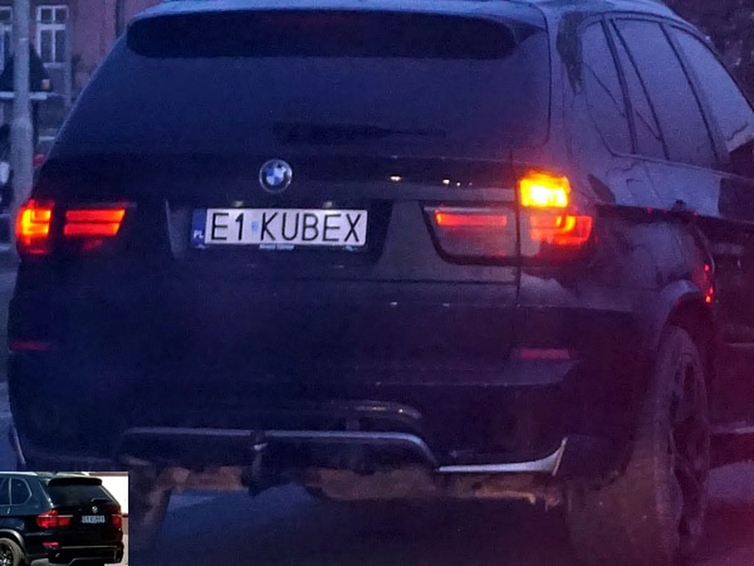 Fajny numer, blacha E1 KUBEX
