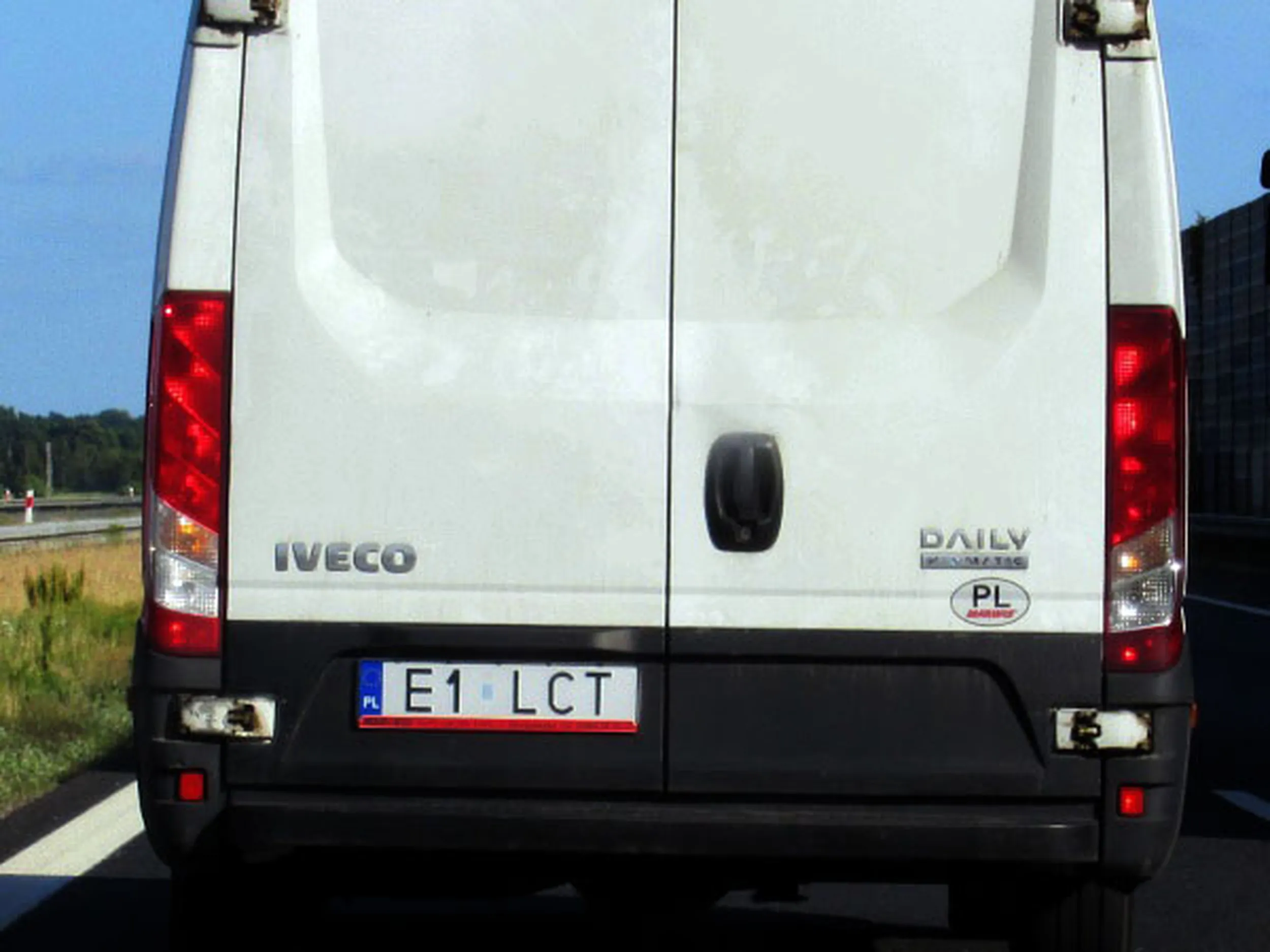 Fajny numer, blacha E1 LCT