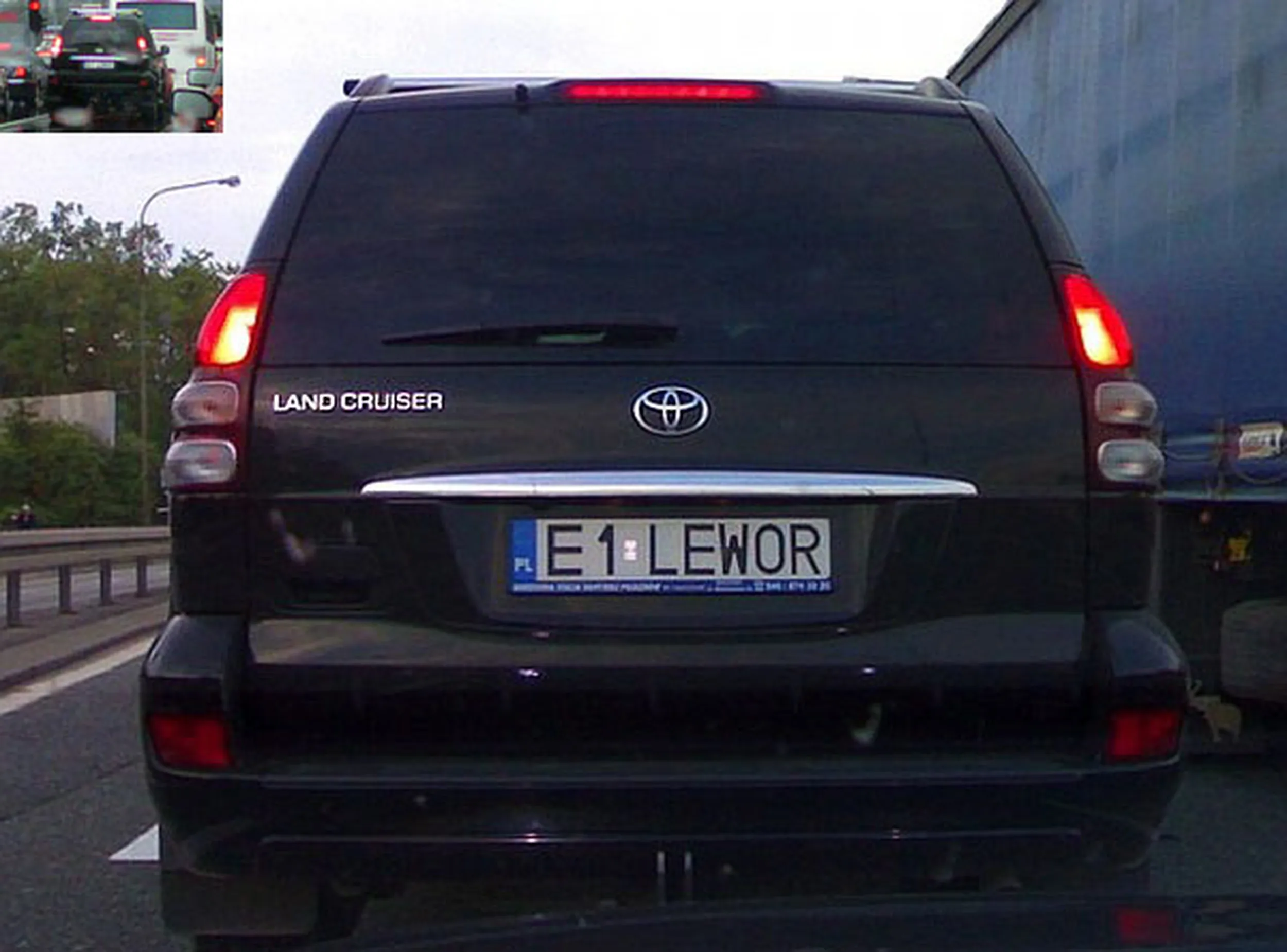 Fajny numer, blacha E1 LEWOR