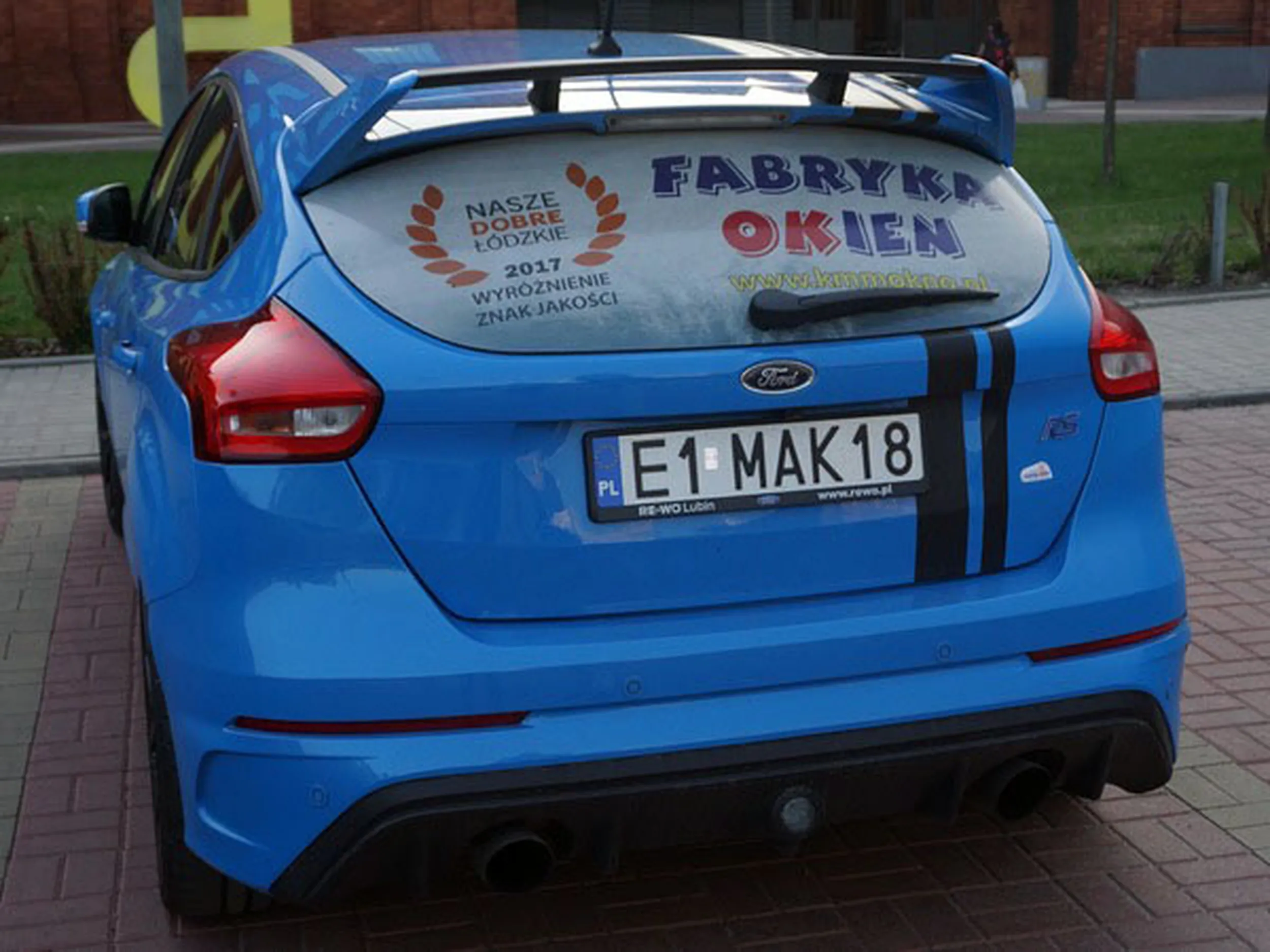 Fajny numer, blacha E1 MAK18