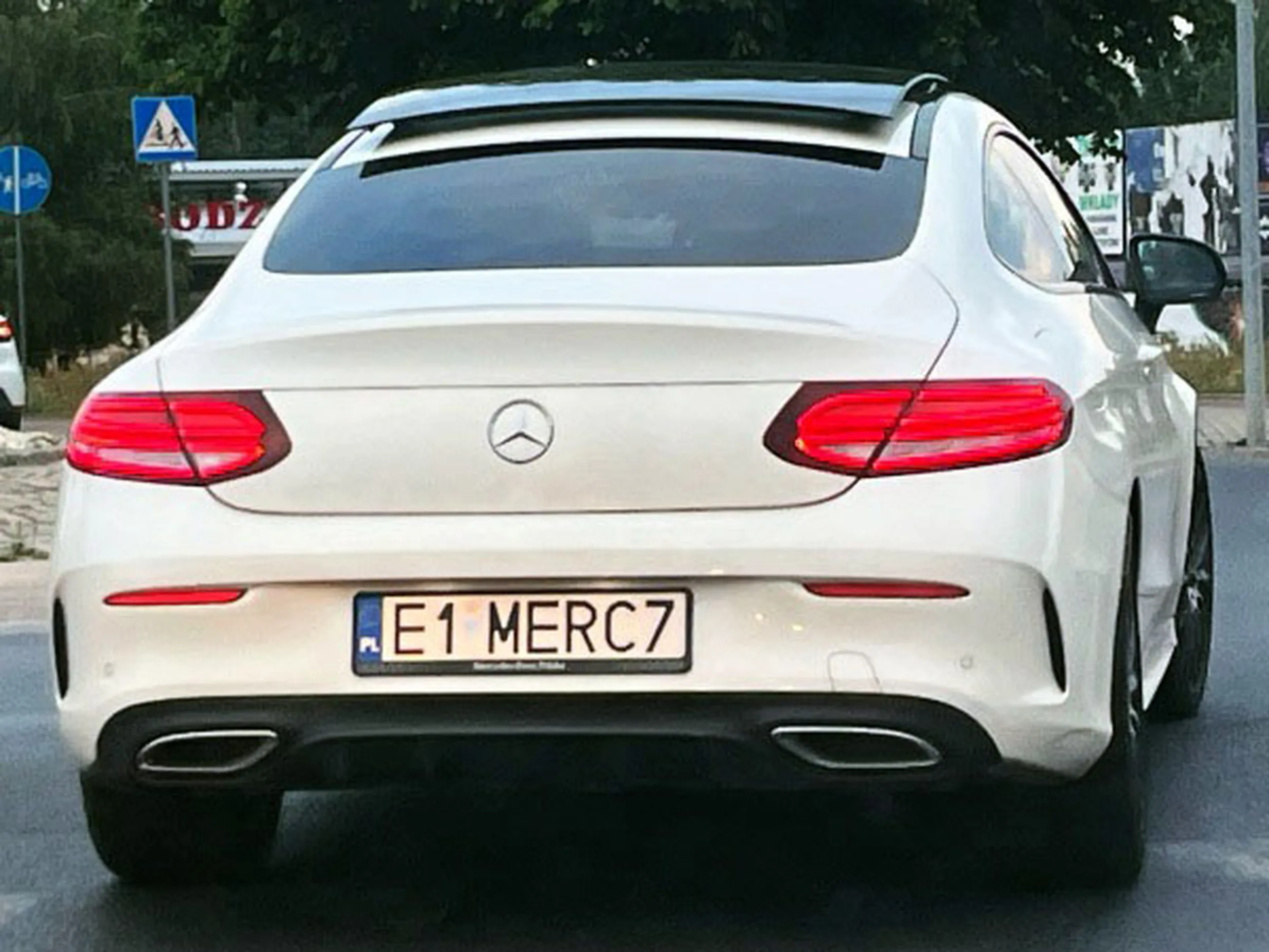 Fajny numer, blacha E1 MERC7