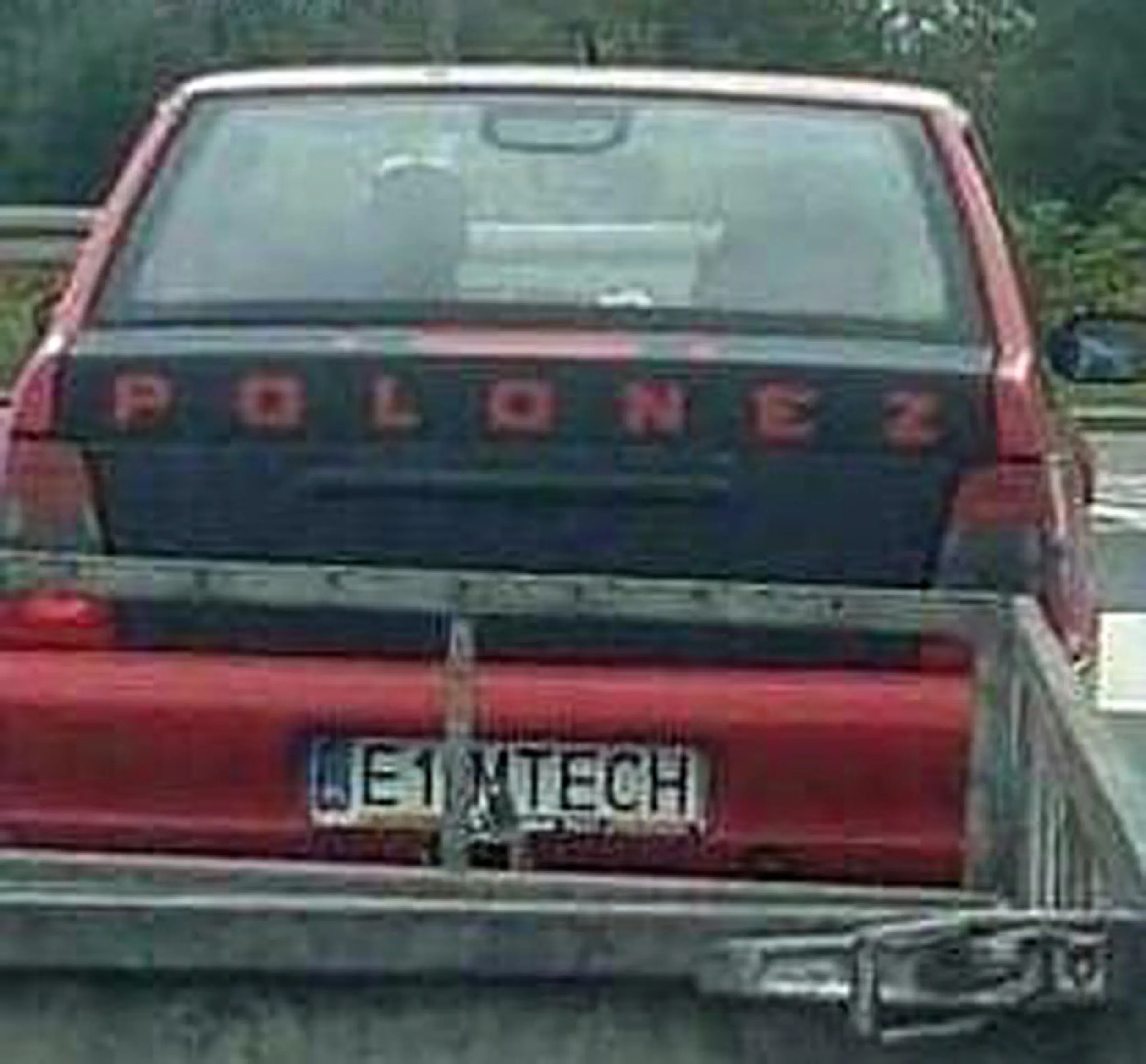 Fajny numer, blacha E1 MTECH