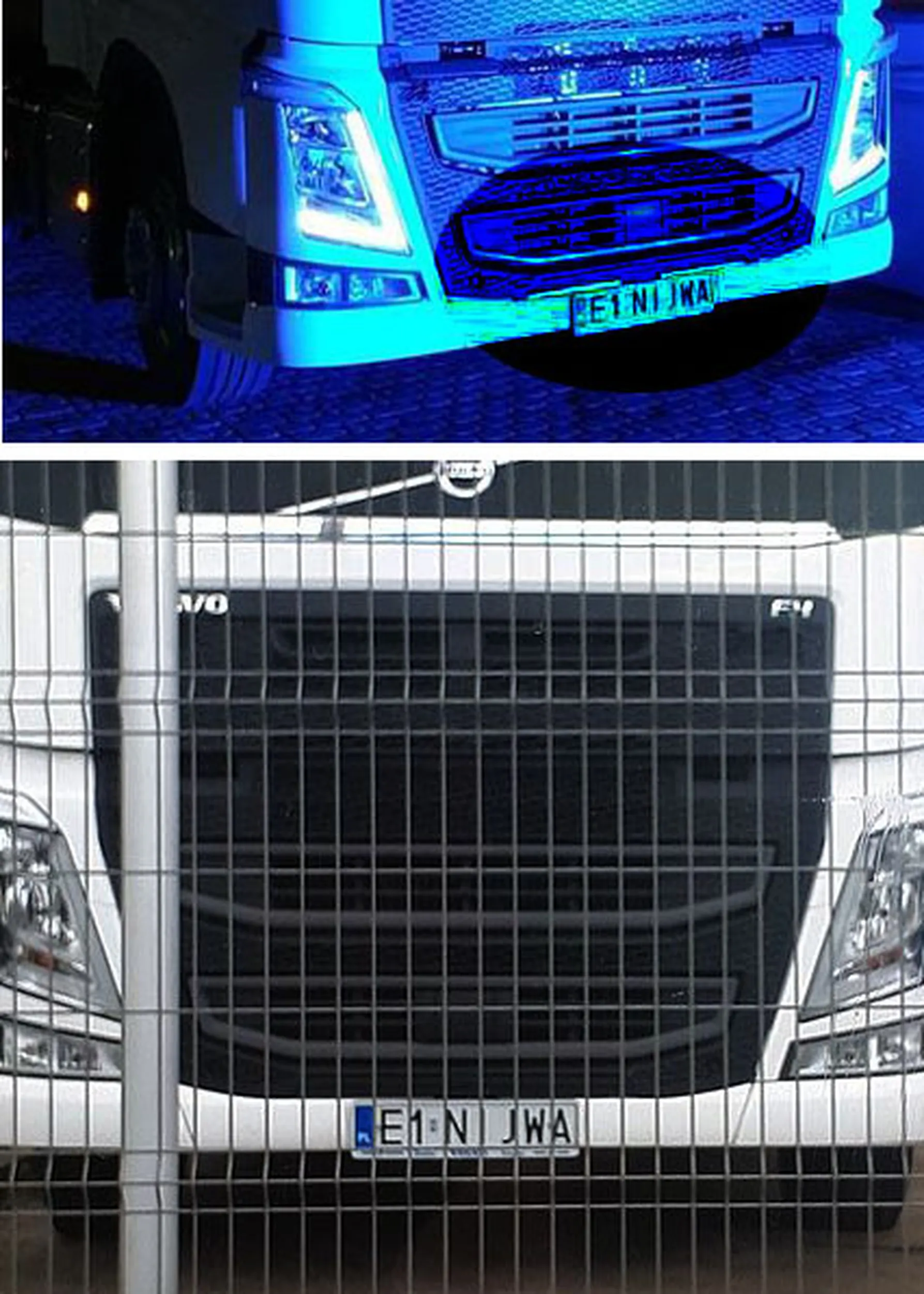 Fajny numer, blacha E1 NIJWA