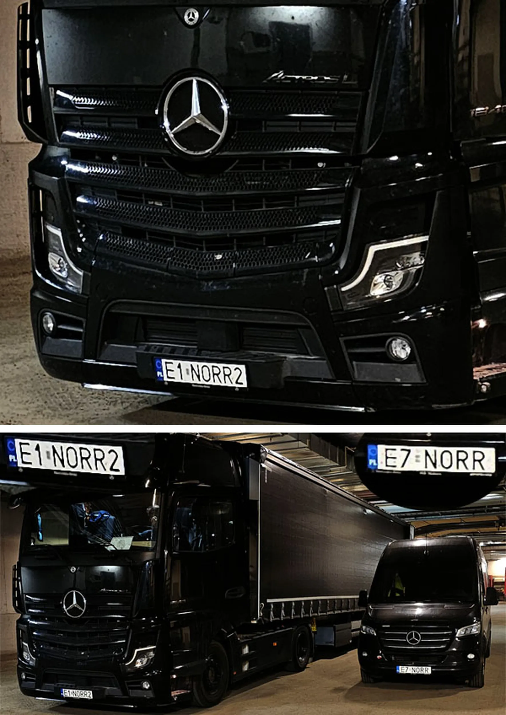 Fajny numer, blacha E1 NORR2