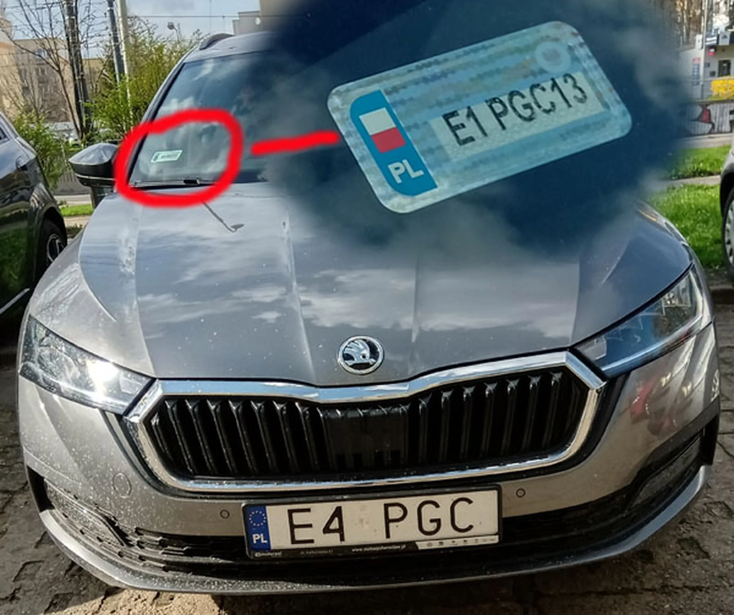 Fajny numer, blacha E1 PGC13