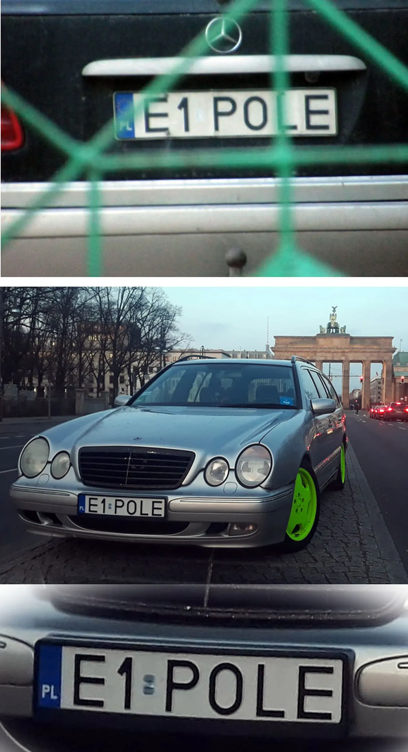 Fajny numer, blacha E1 POLE